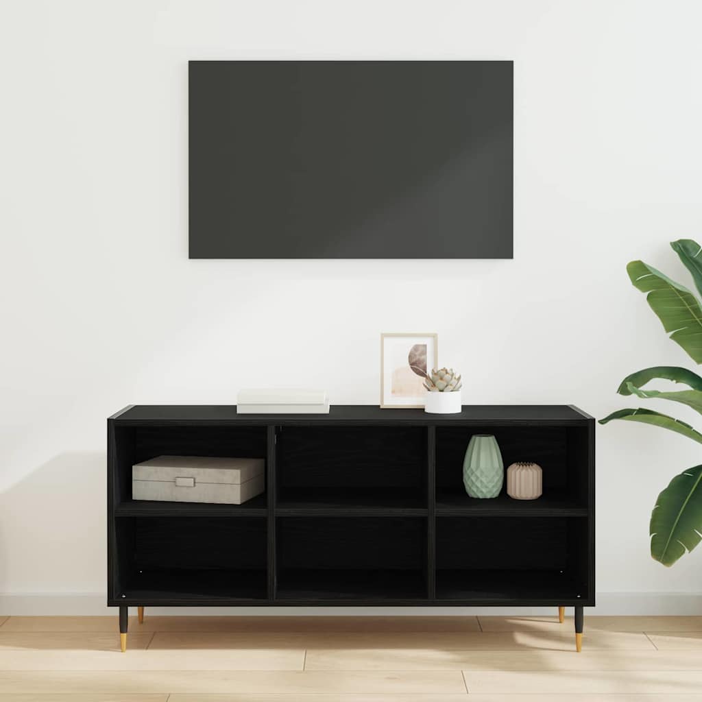 TV galdiņš melns ozols 103,5 x 30 x 50 cm