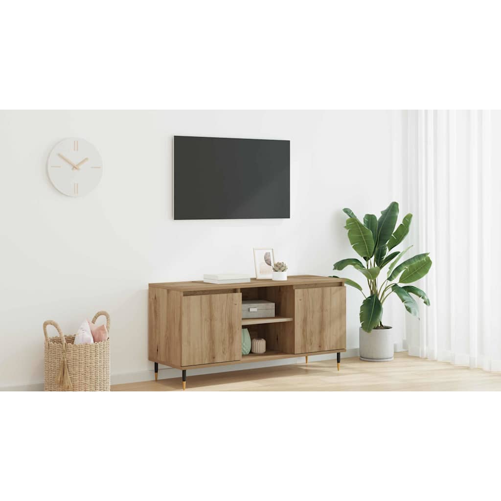 Televizoriaus spintelė Amatininkų ąžuolas 104 x 35 x 50 cm