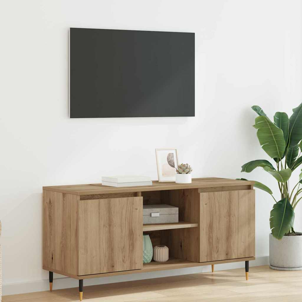 Televizoriaus spintelė Amatininkų ąžuolas 104 x 35 x 50 cm