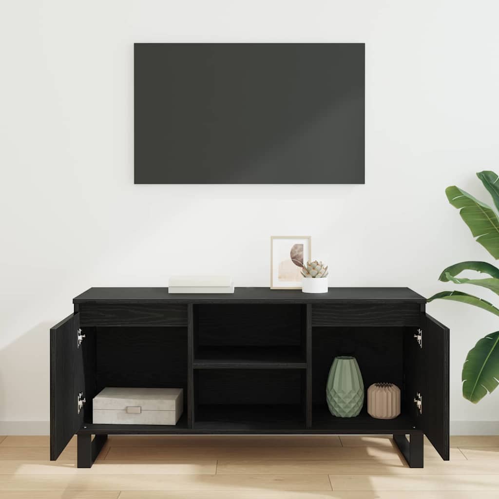 Televizoriaus spintelė Juodas ąžuolas 104 x 35 x 50 cm