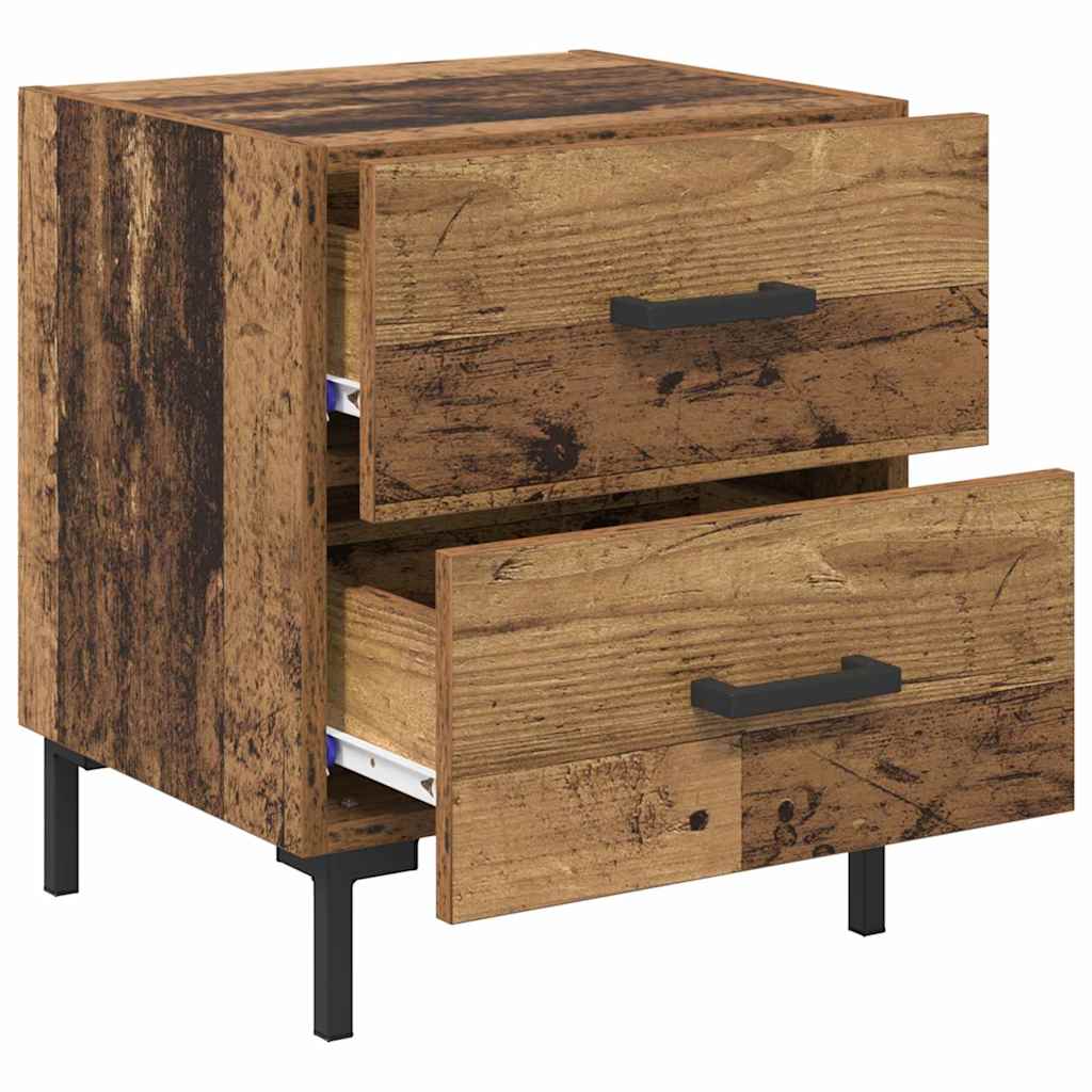 Šalia lovos spintelė 2 pcs Senas medis 40 x 35 x 47,5 cm