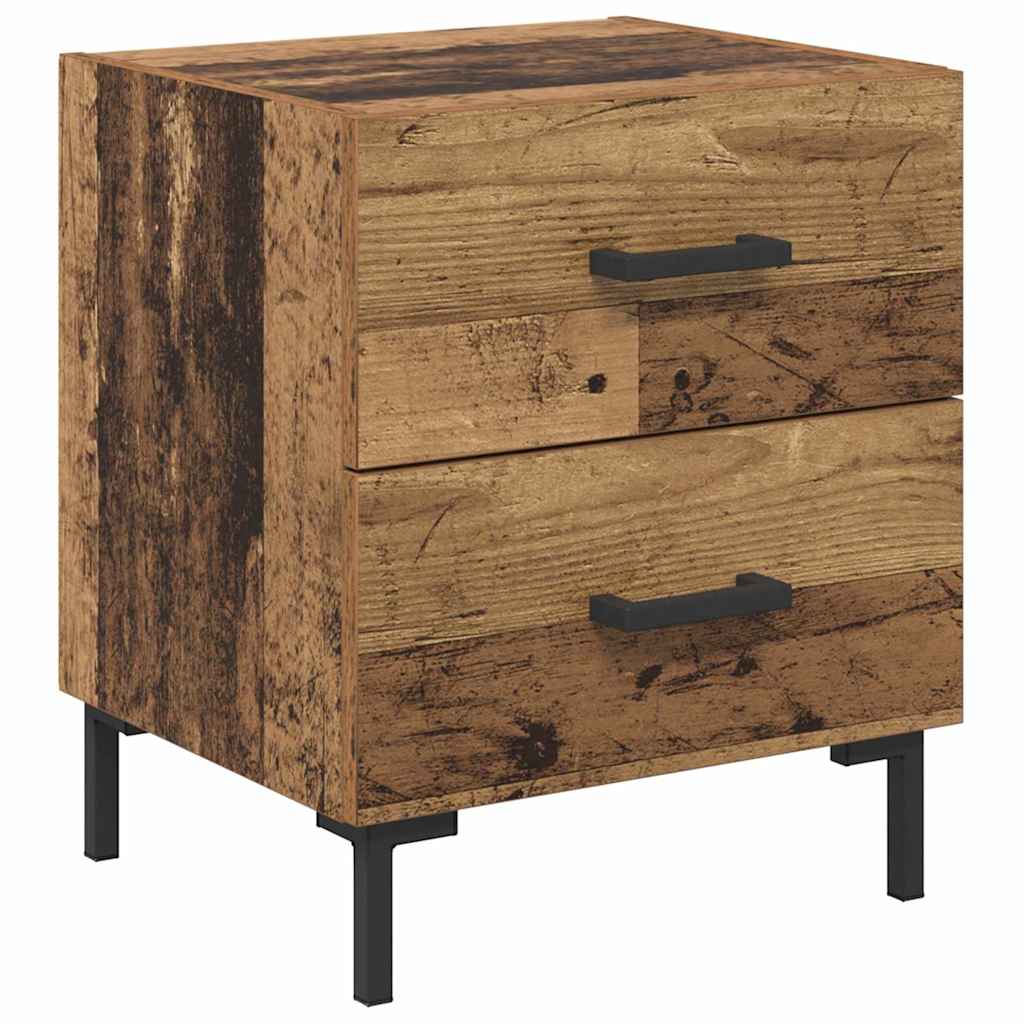 Šalia lovos spintelė 2 pcs Senas medis 40 x 35 x 47,5 cm