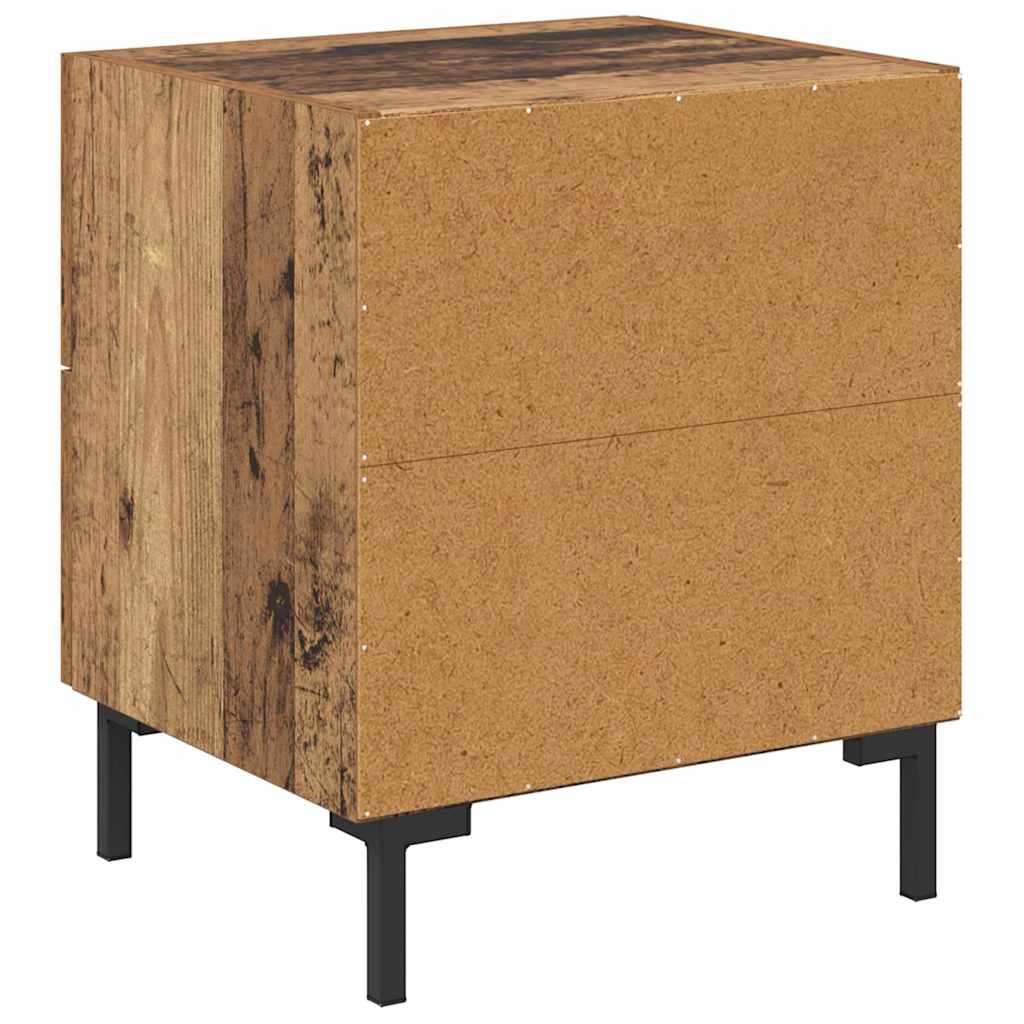 Šalia lovos spintelė 2 pcs Senas medis 40 x 35 x 47,5 cm