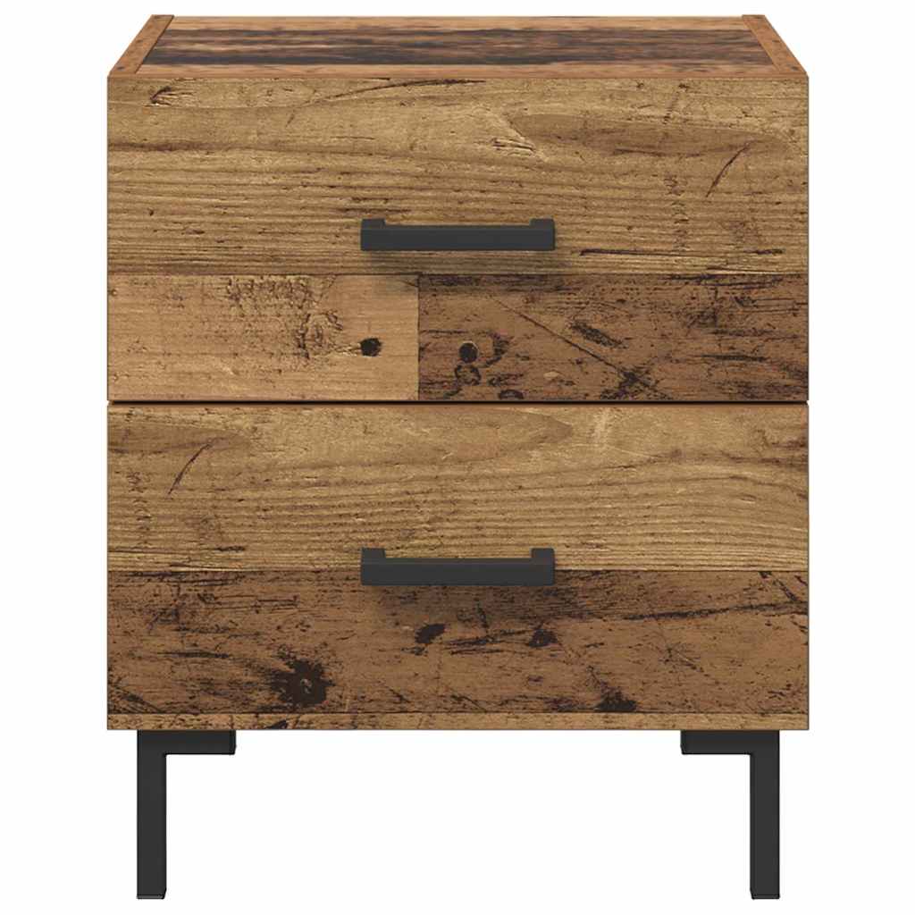 Šalia lovos spintelė 2 pcs Senas medis 40 x 35 x 47,5 cm