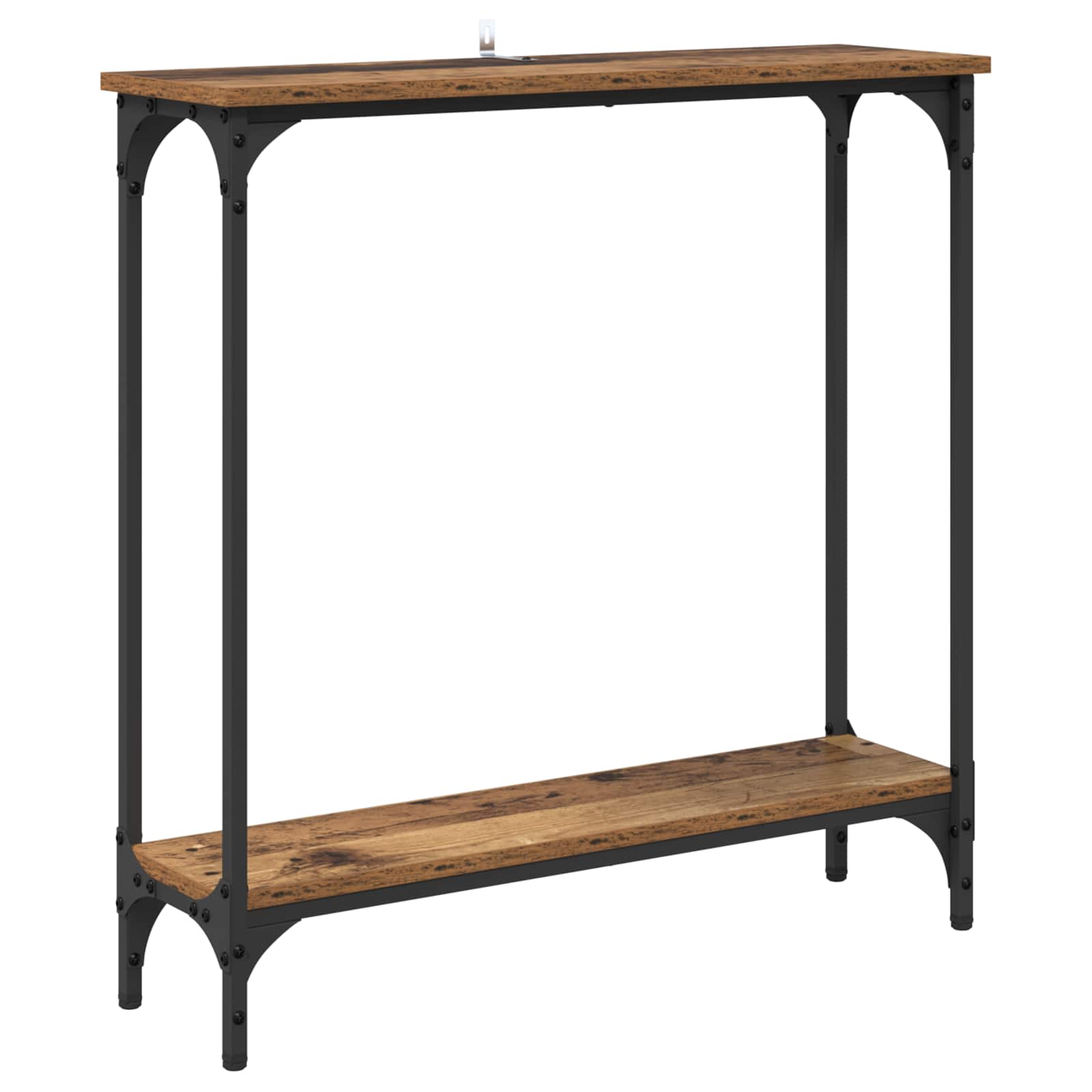 Konsoles galds ar plauktu Antīks koks 75 x 22,5 x 75 cm