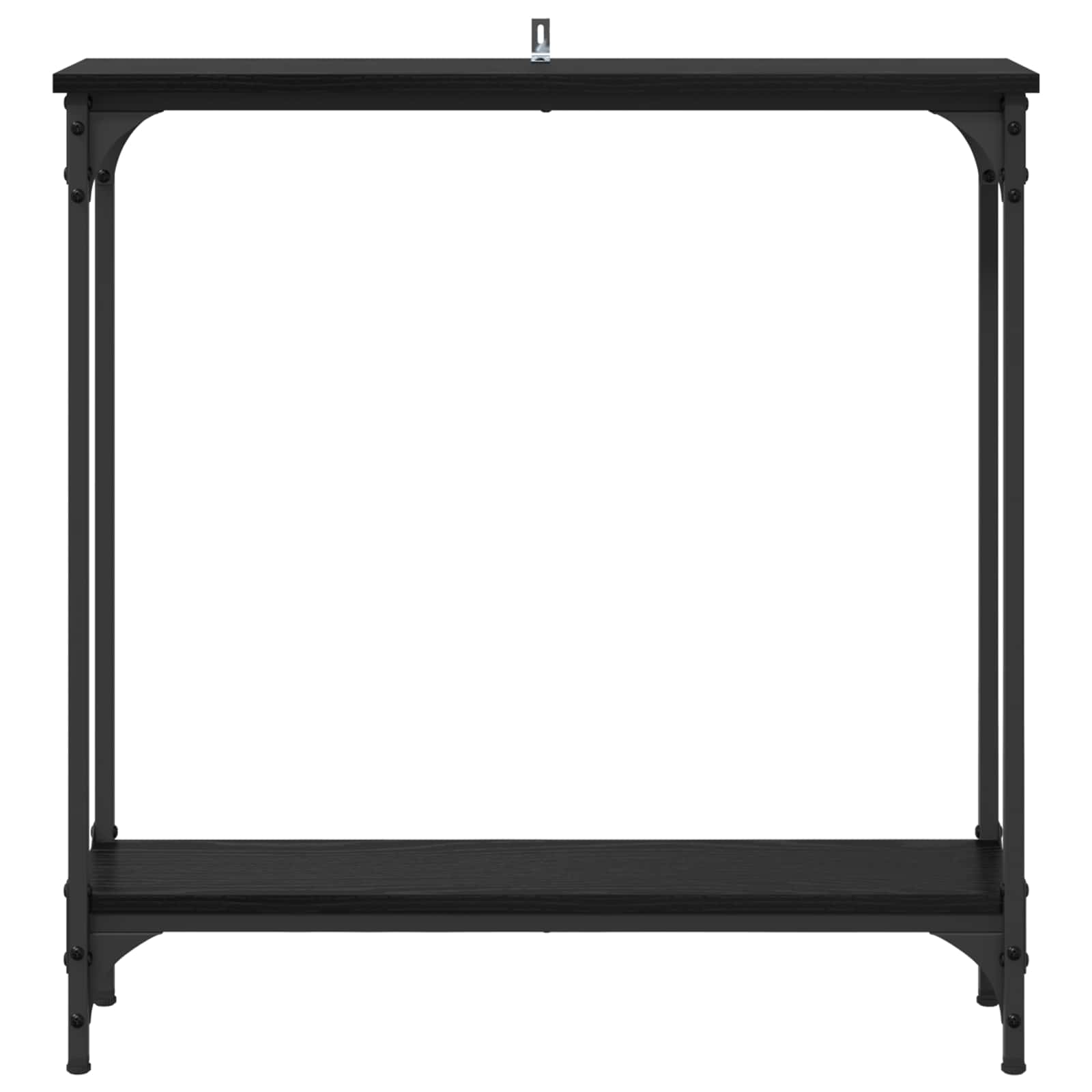 Konsolinis stalas su lentyna Juodas ąžuolas 75 x 22,5 x 75 cm