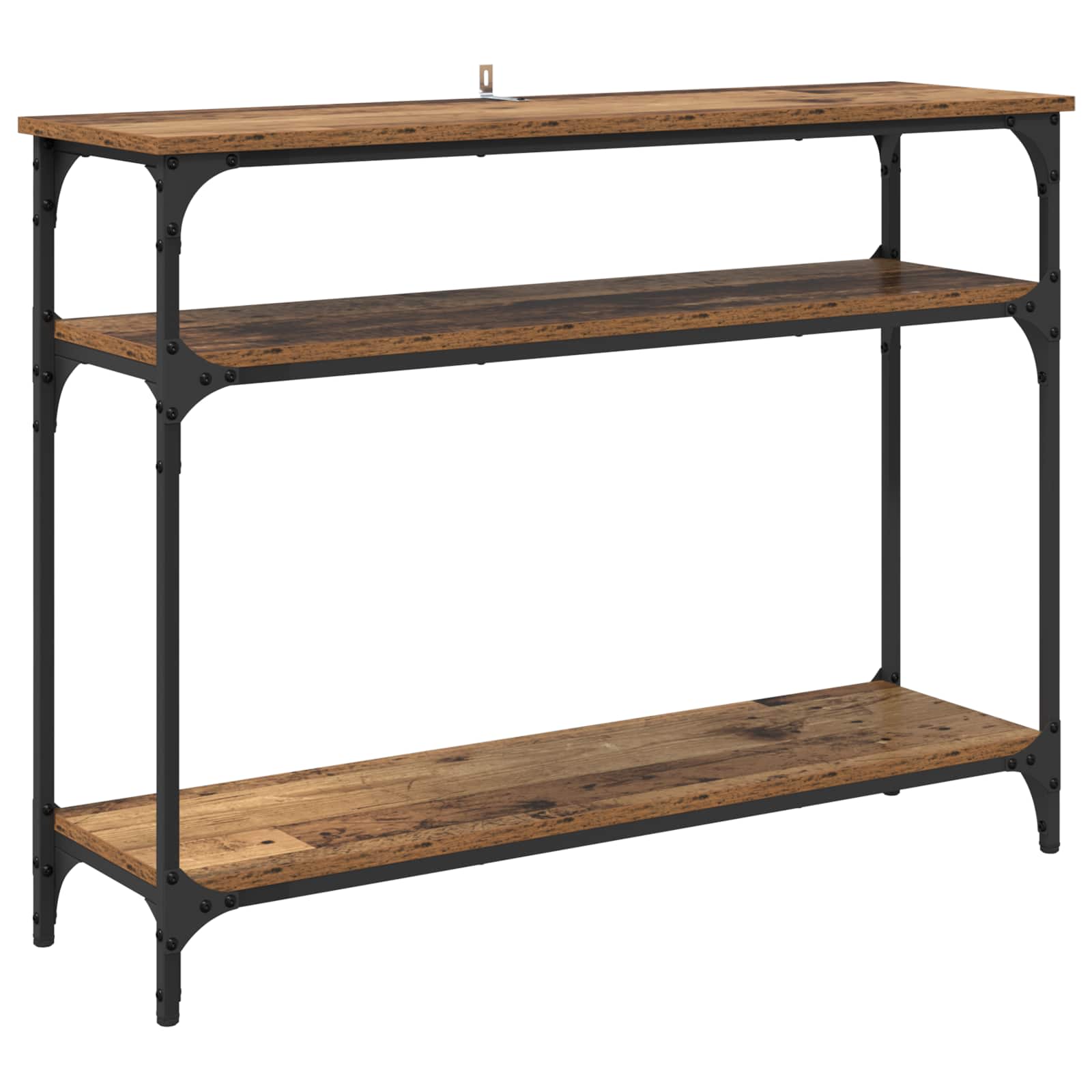 Konsoles galds ar plauktu Antīks koks 100 x 29 x 75 cm