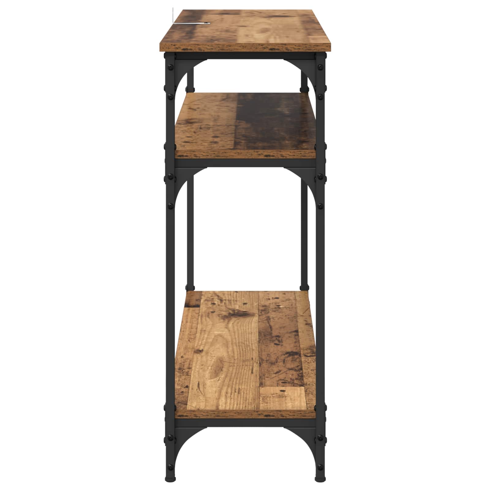 Konsoles galds ar plauktu Antīks koks 100 x 29 x 75 cm