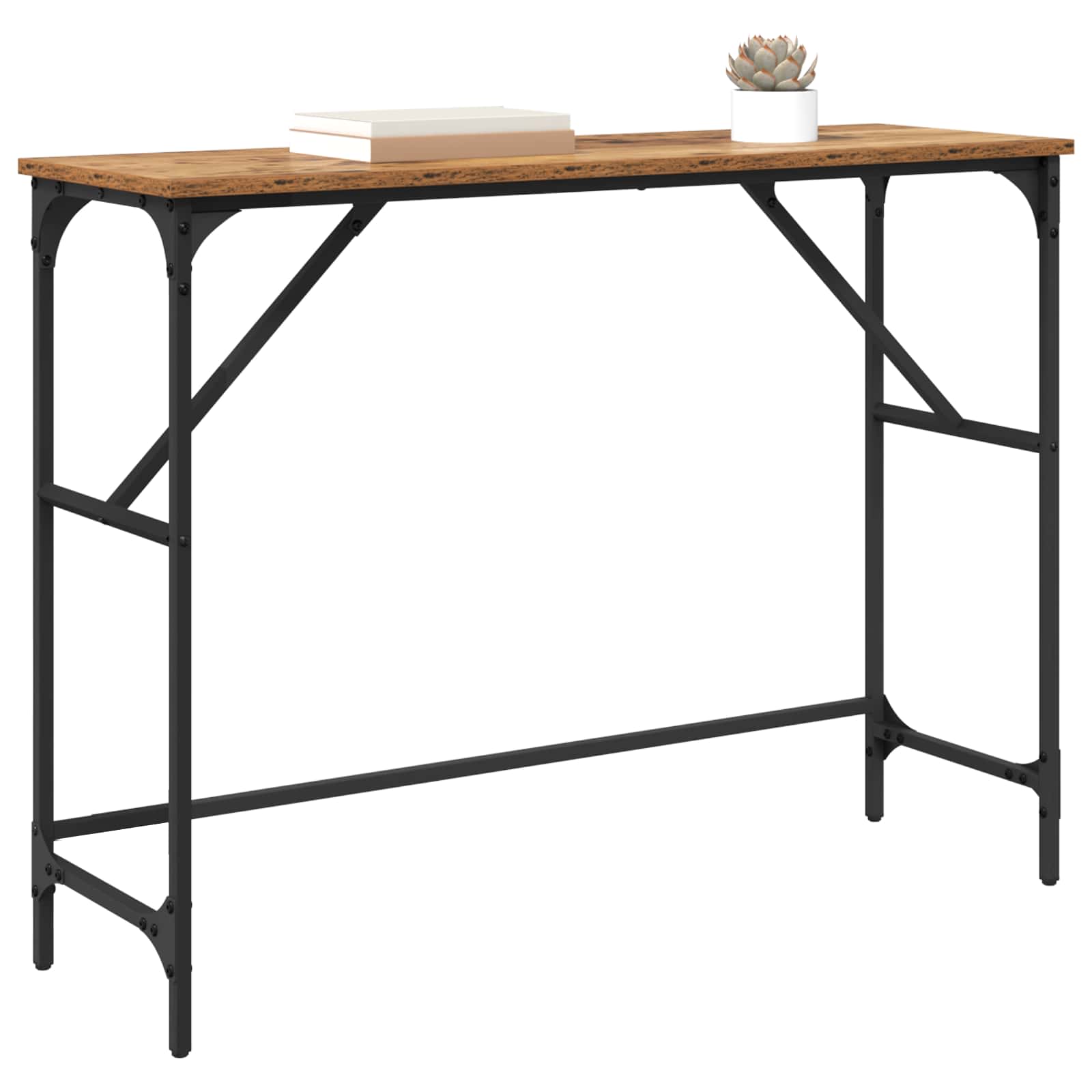 Konsoles galds Veclatvju koks 100 x 32 x 75 cm Apstrādāta koksne