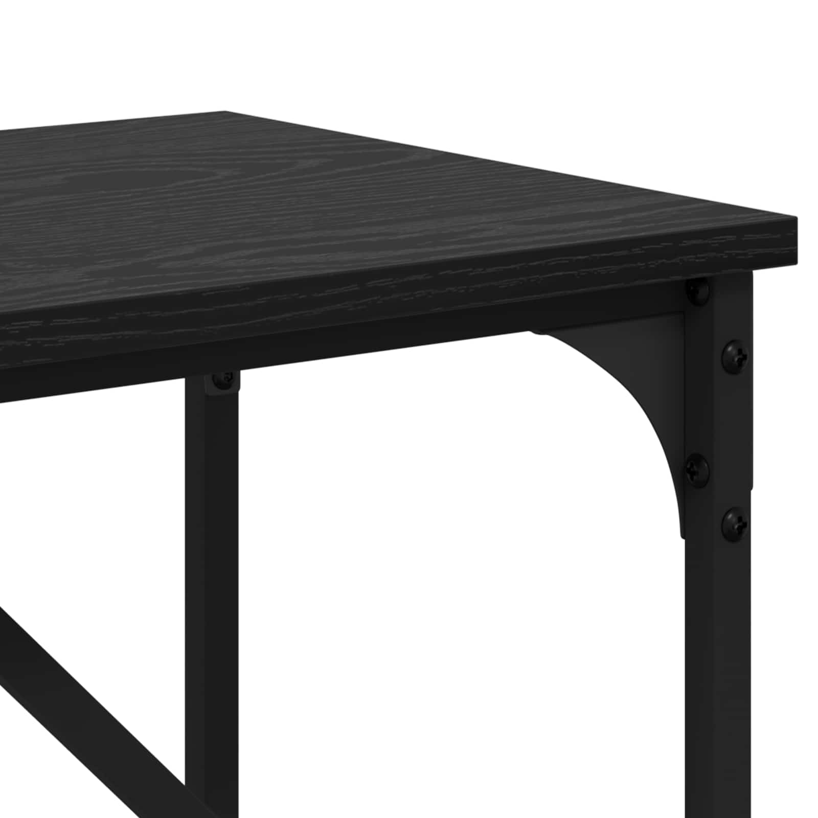 Konsolinis stalas Juodas ąžuolas 100 x 32 x 75 cm