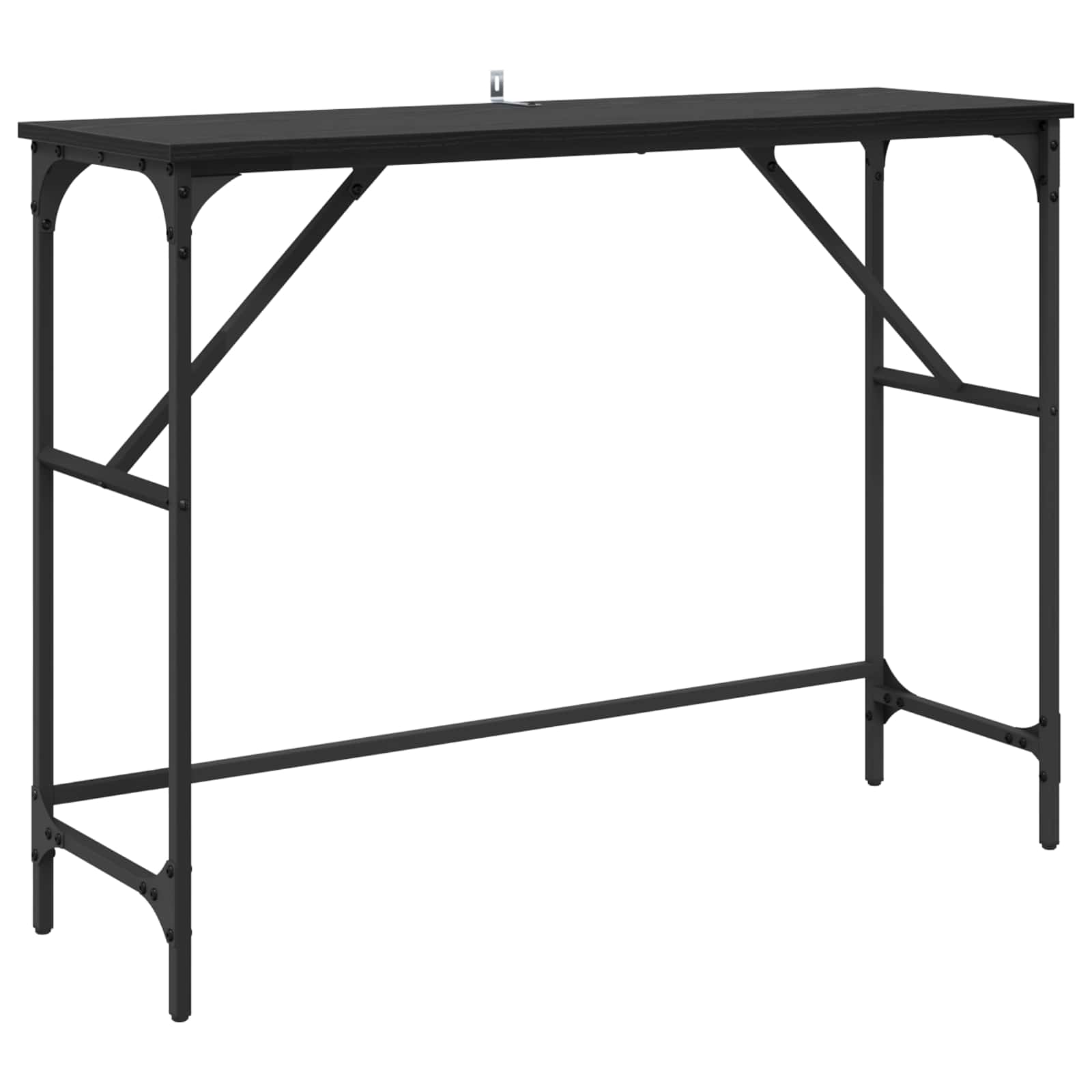 Konsoles galds Melns ozols 100 x 32 x 75 cm