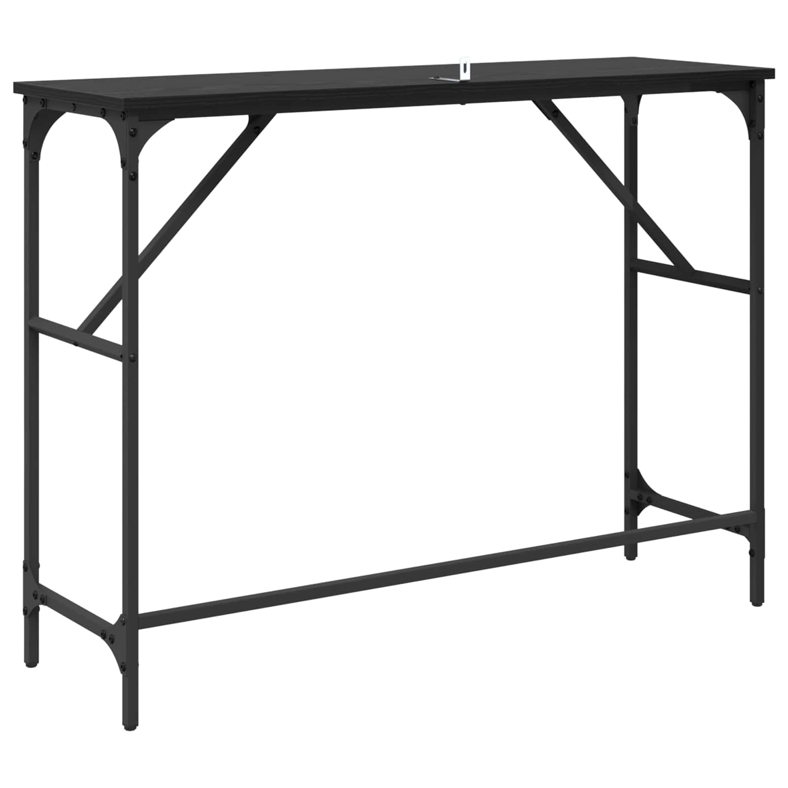Konsoles galds Melns ozols 100 x 32 x 75 cm