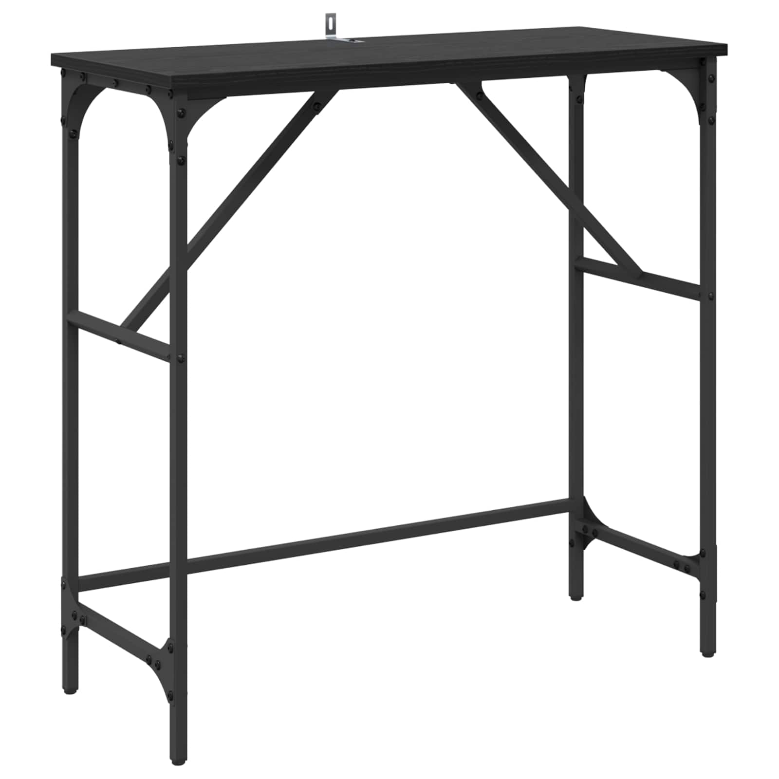 Konsoles galds Melns ozols 75 x 32 x 75 cm