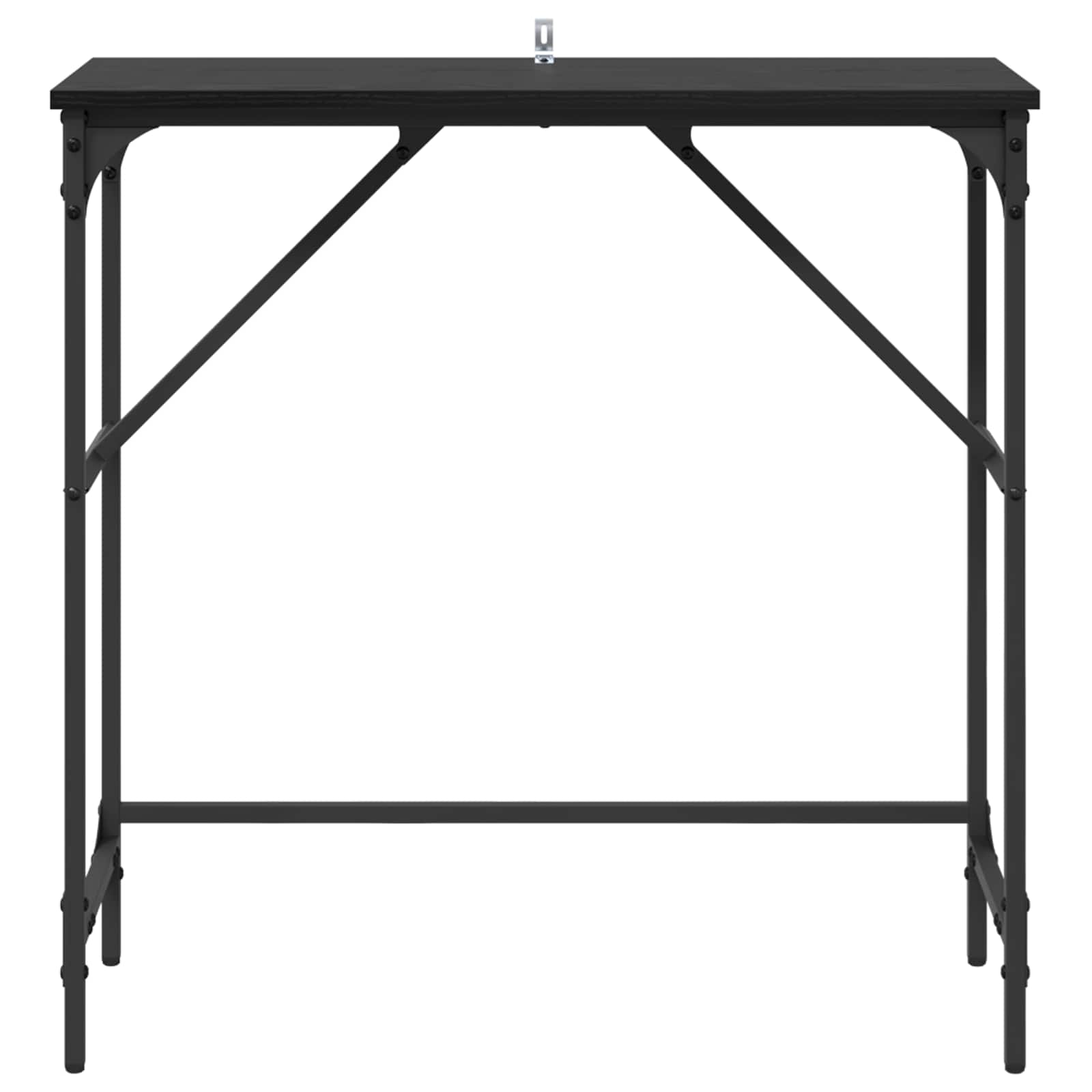 Konsoles galds Melns ozols 75 x 32 x 75 cm