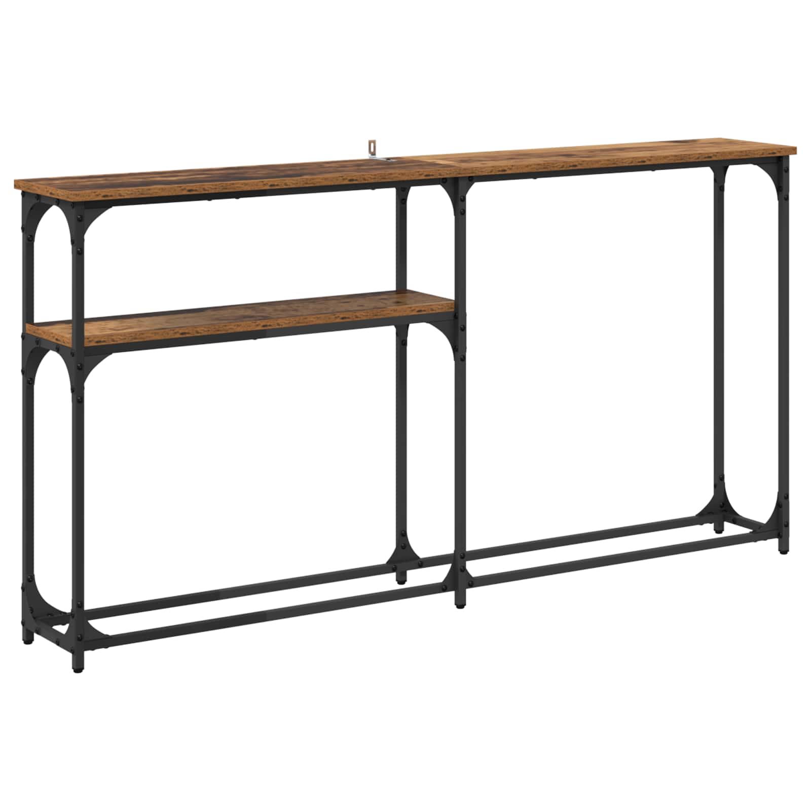 KonsolinisStaliukas Sena mediena 145x22.5x75cm Apdirbta mediena
