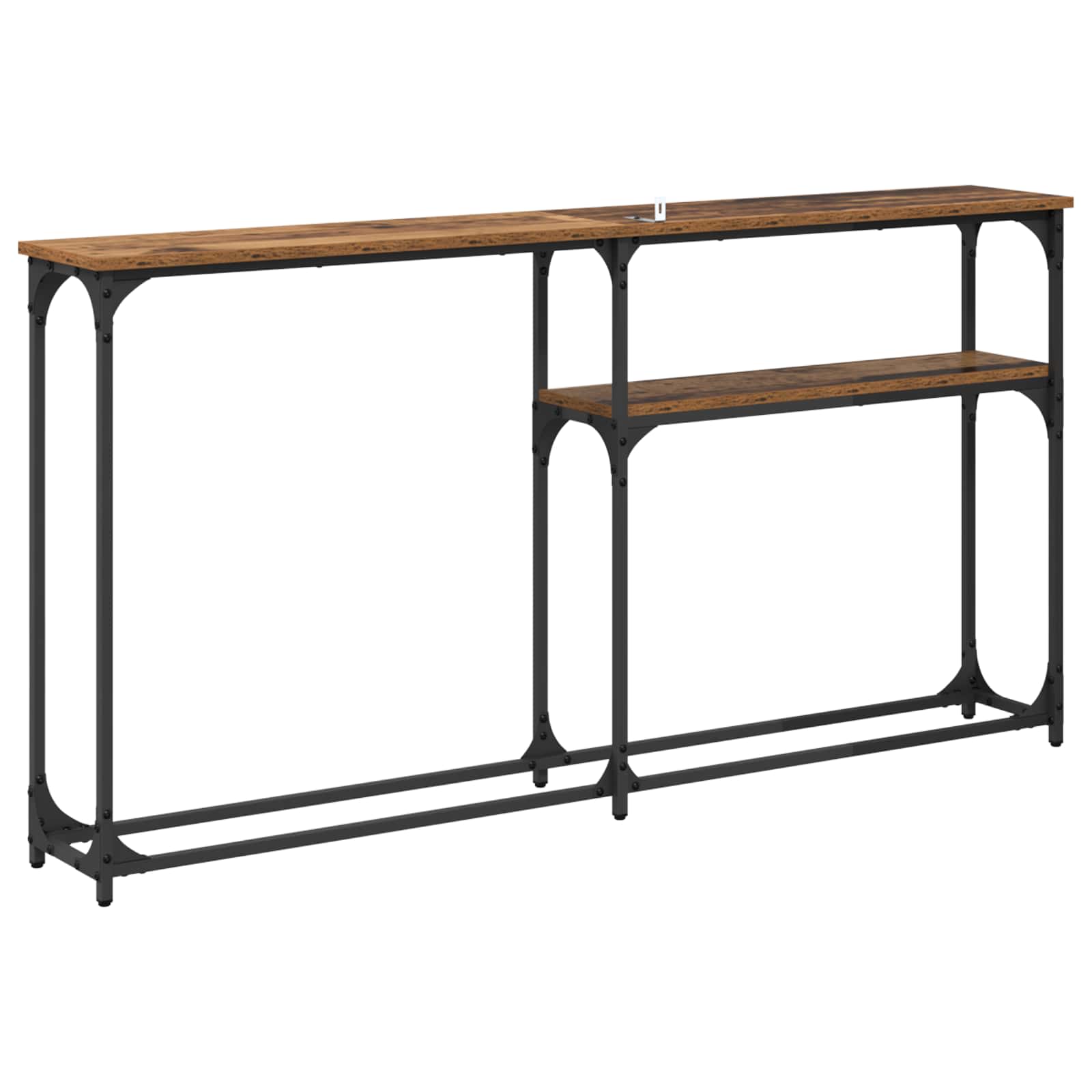 KonsolinisStaliukas Sena mediena 145x22.5x75cm Apdirbta mediena