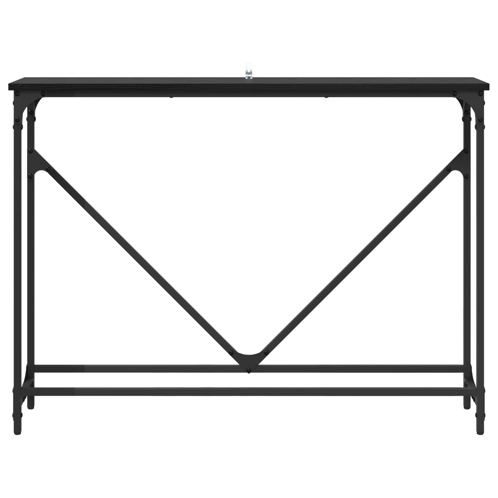 Konsolinis stalas Juodas ąžuolas 102 x 23 x 75 cm