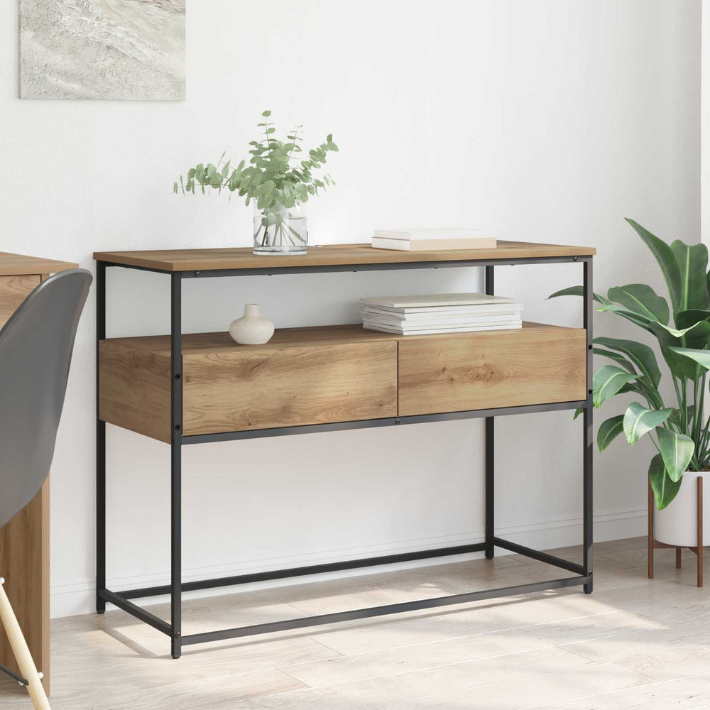 Konsolinis stalas Amatininkų ąžuolas 100 x 40 x 75 cm