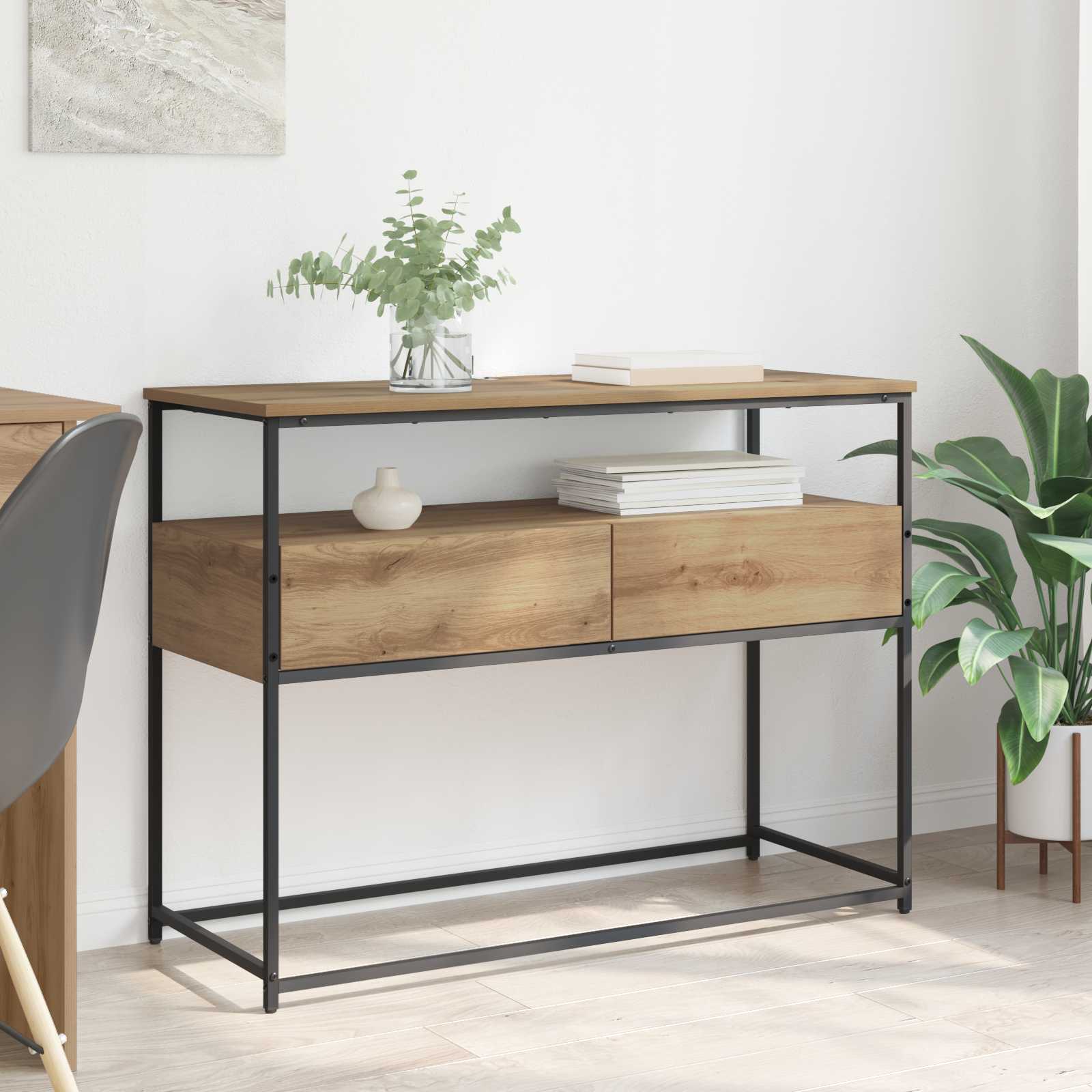 Konsolinis stalas Amatininkų ąžuolas 100 x 40 x 75 cm