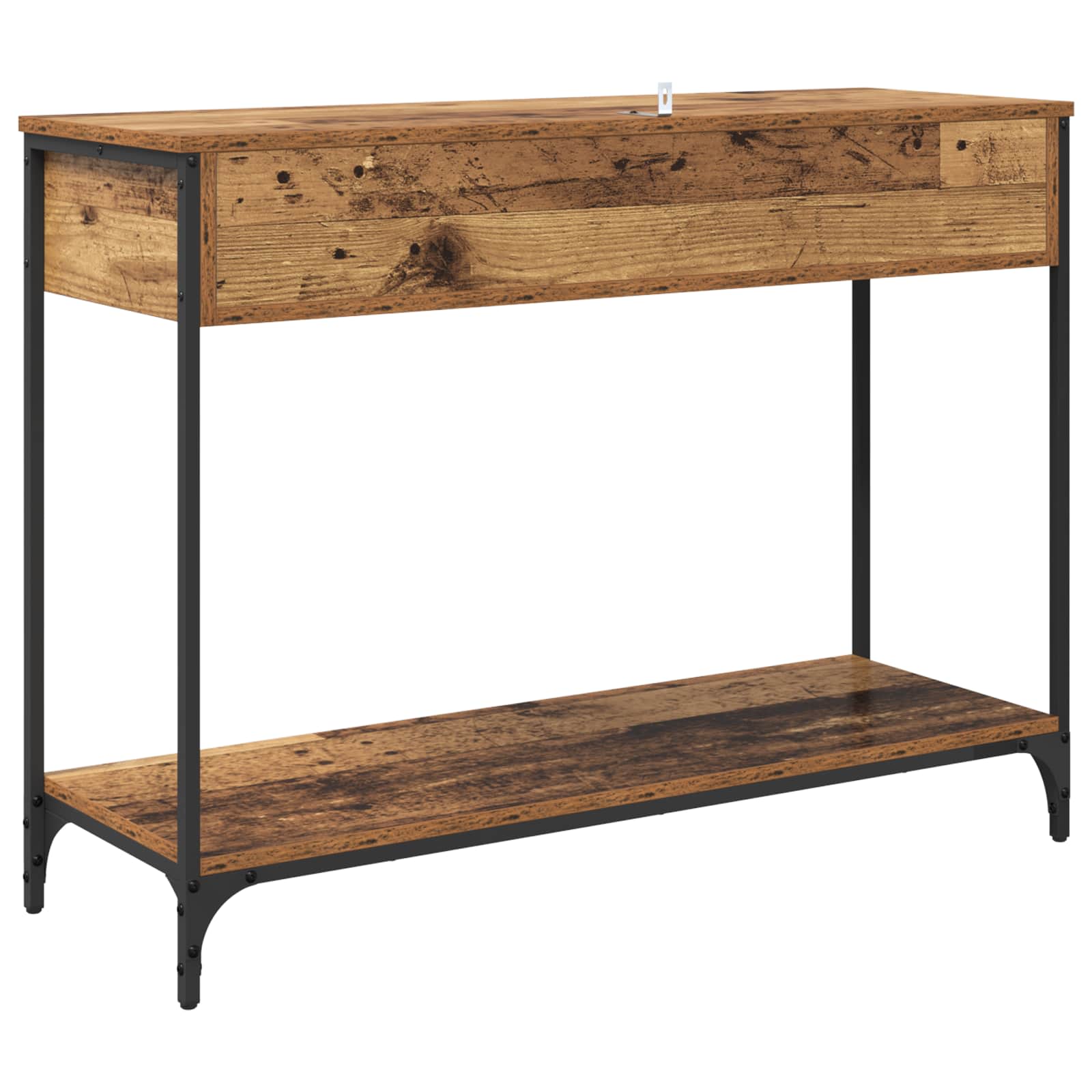 Konsolinis stalas su stalčių Senovinis medis 100 x 34,5 x 75 cm