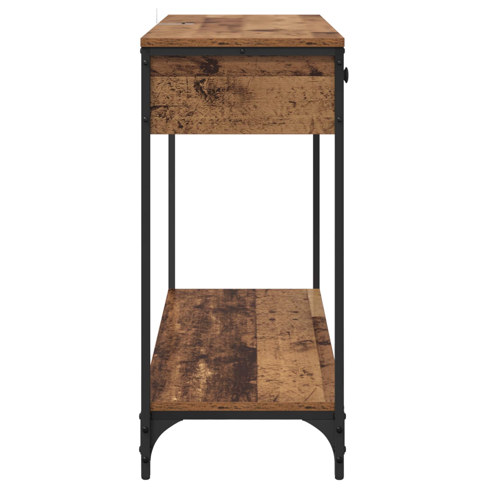 Konsolinis stalas su stalčių Senovinis medis 100 x 34,5 x 75 cm