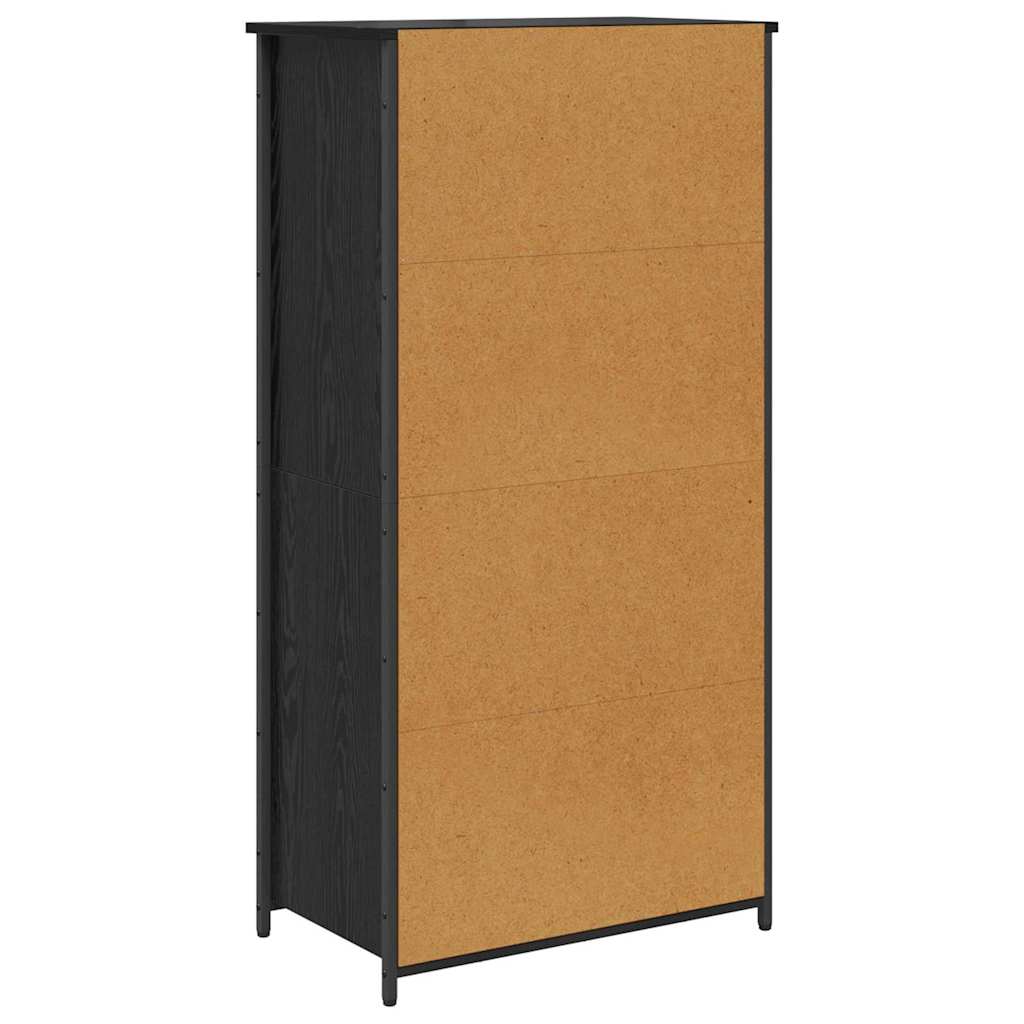 Augsts skapītis Melns ozols 62 x 36 x 121,5 cm