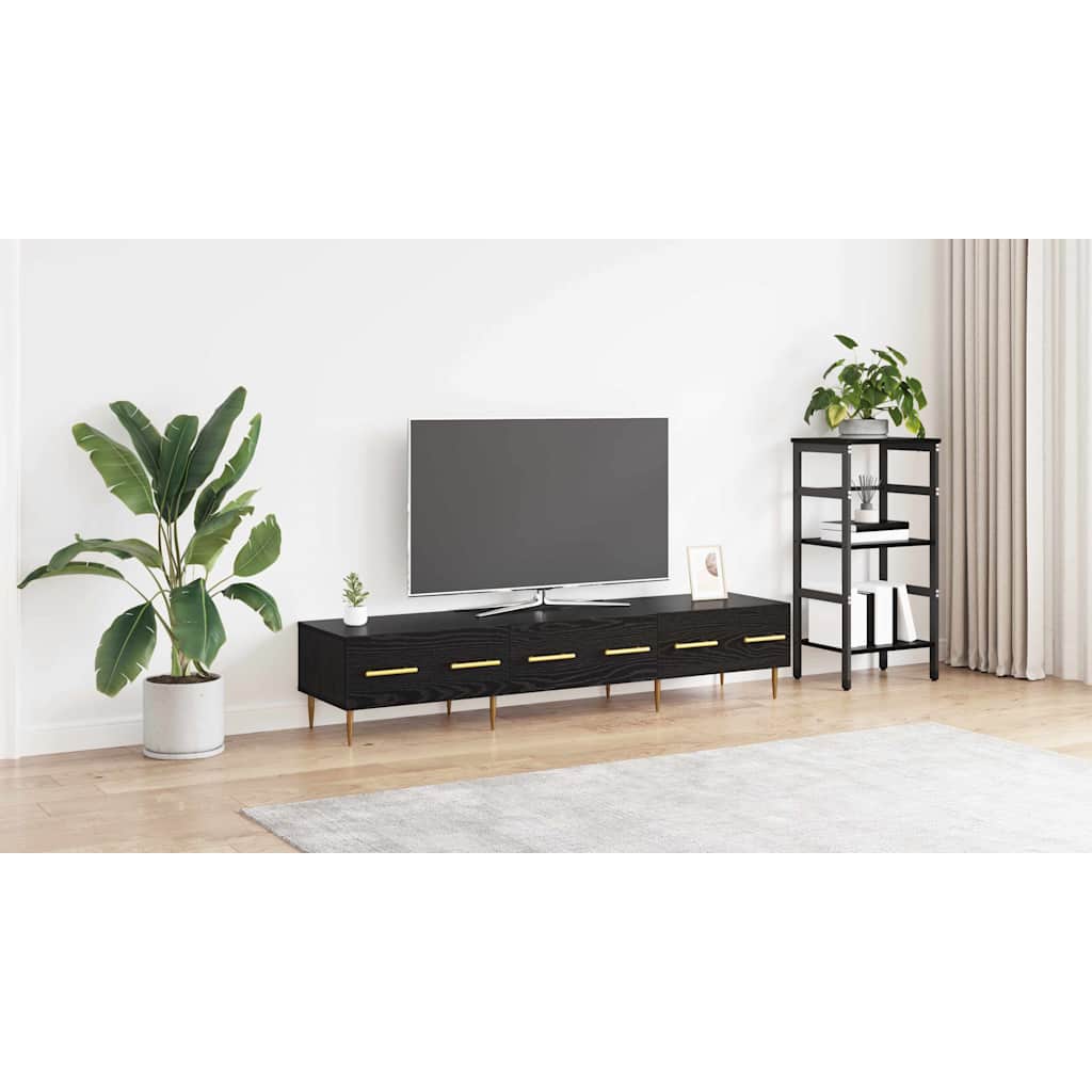 TV cabinet Black oak 150 x 36 x 30 cm