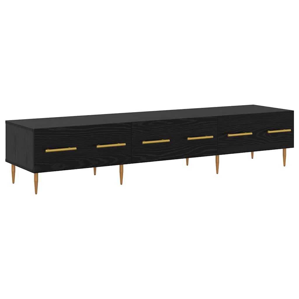 TV cabinet Black oak 150 x 36 x 30 cm