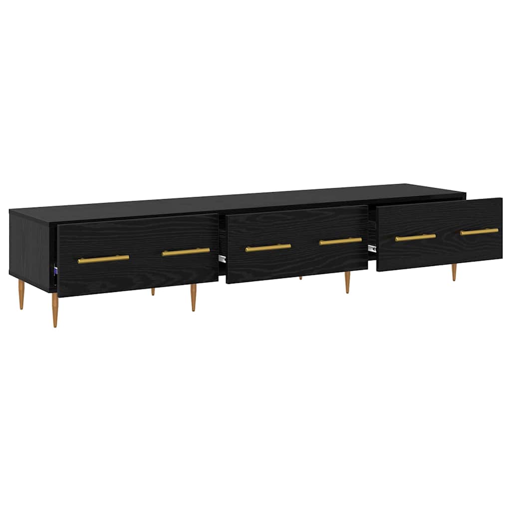 TV cabinet Black oak 150 x 36 x 30 cm