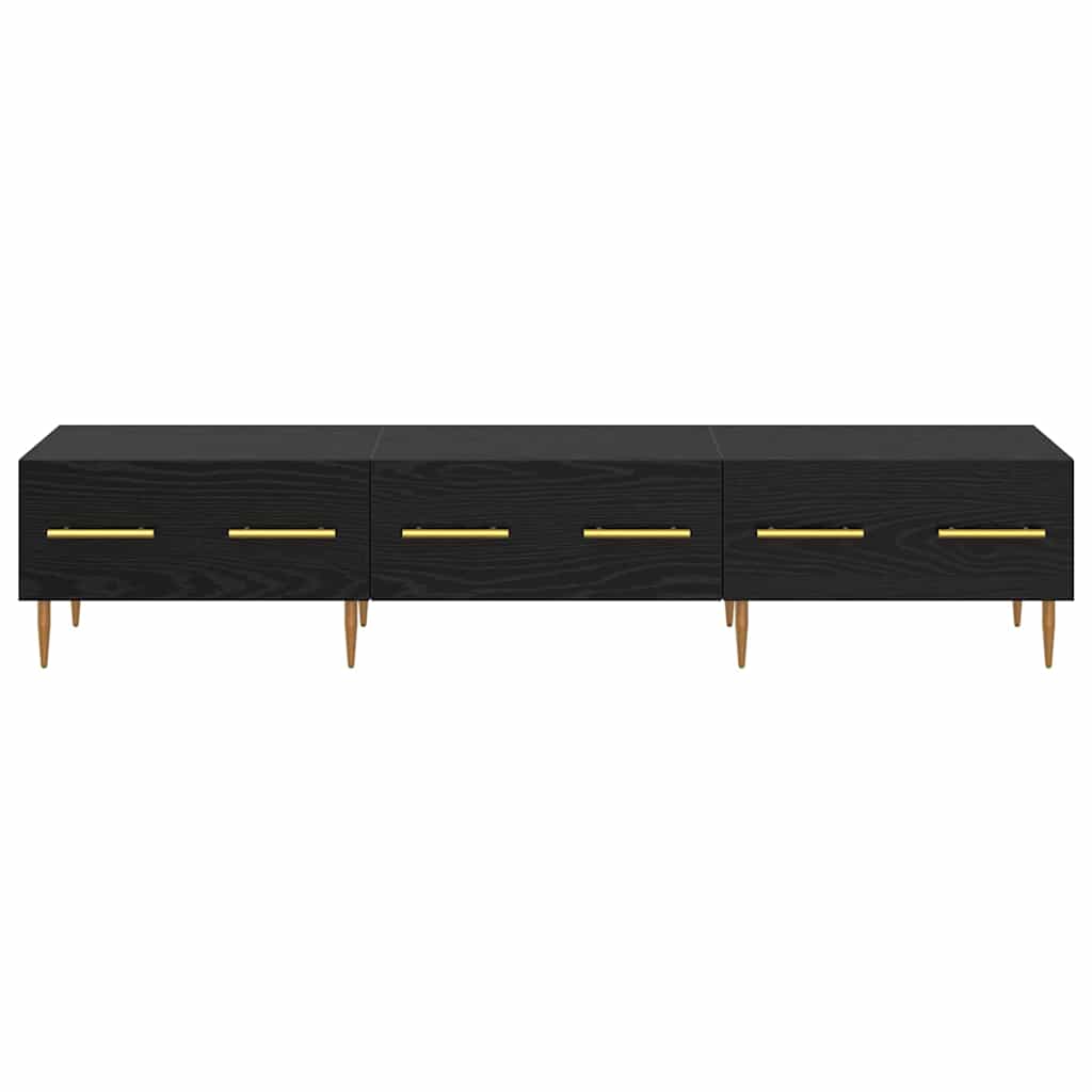 TV cabinet Black oak 150 x 36 x 30 cm