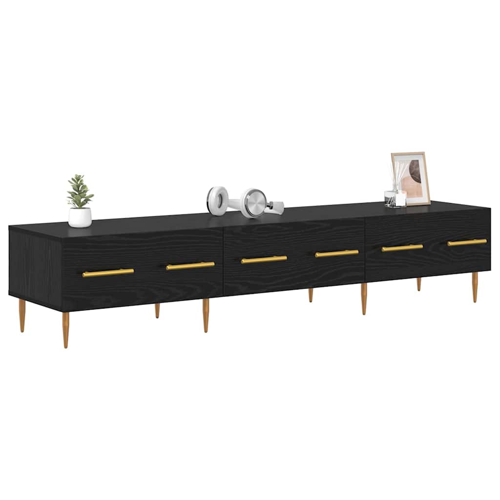 TV cabinet Black oak 150 x 36 x 30 cm