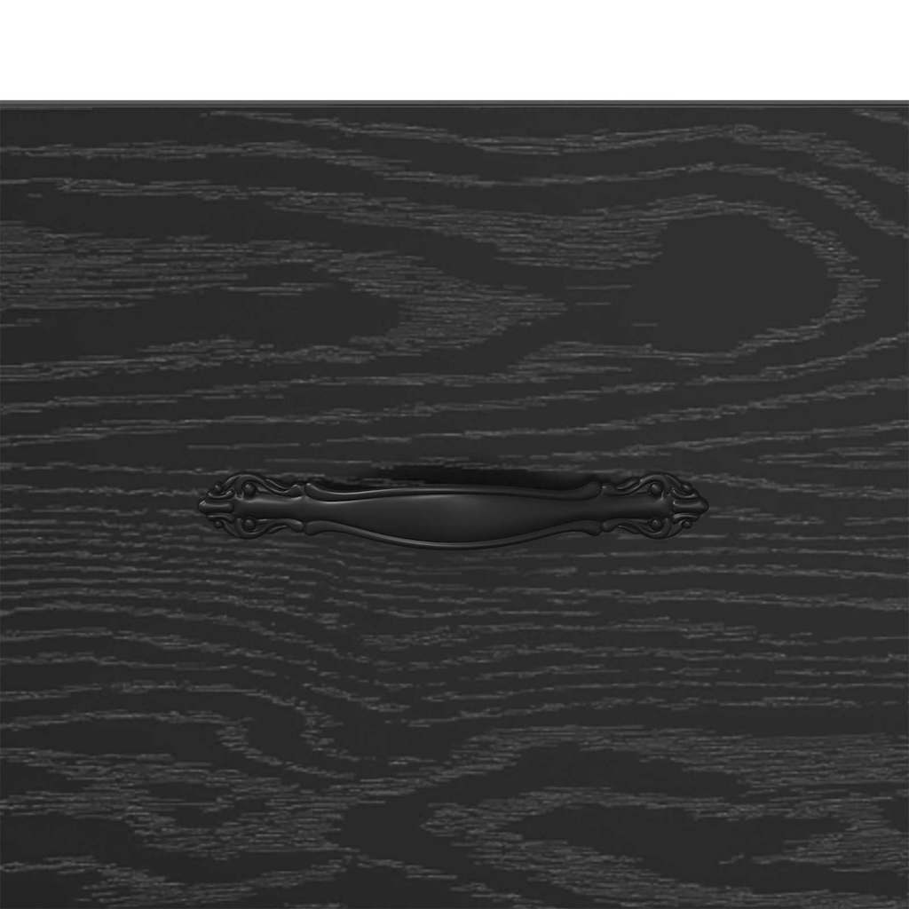 TV skapītis ar atvilktnēm melns ozols 150 x 36 x 30 cm