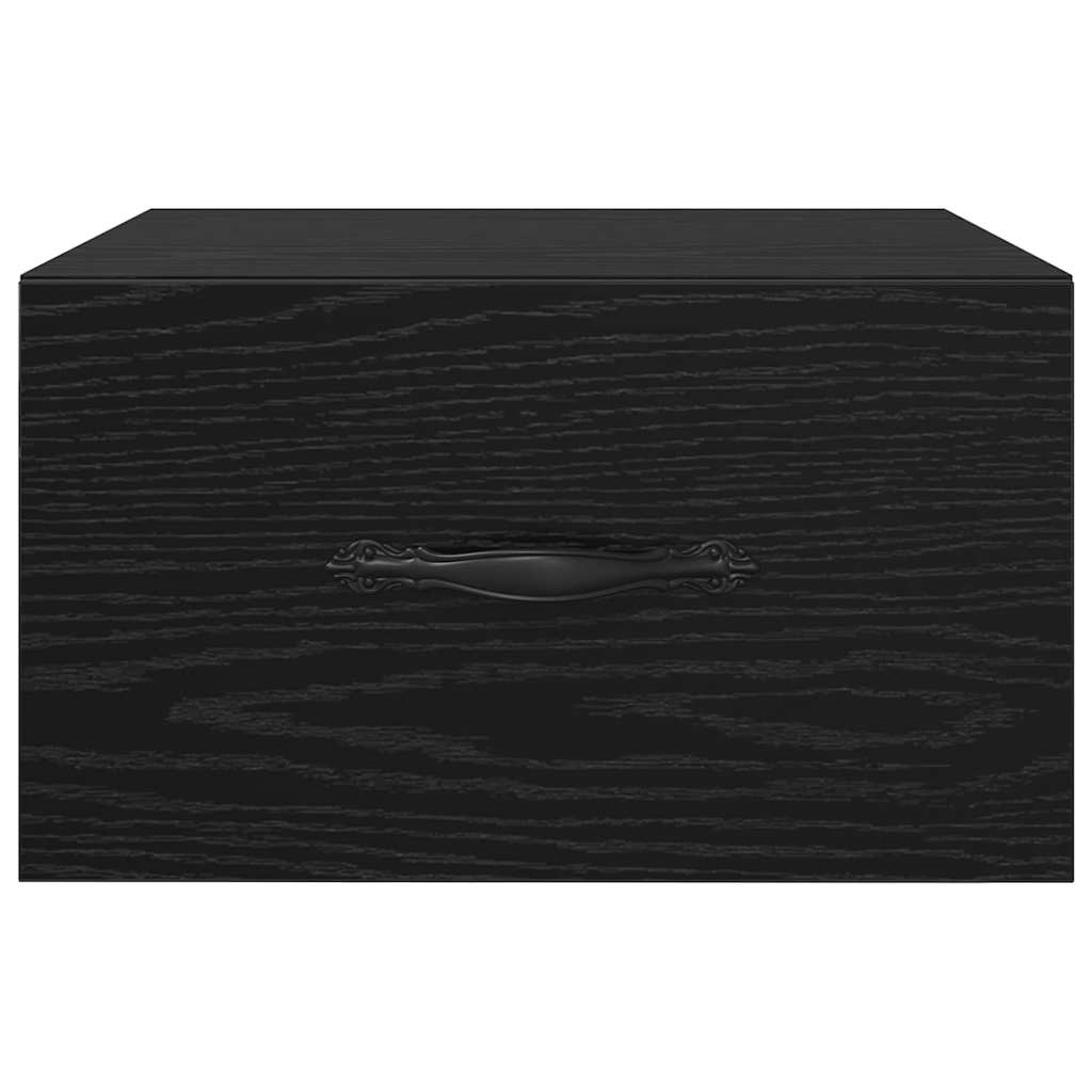 Šalia lovos spintelė 2 pcs juoda ąžuolo 35 x 35 x 20 cm