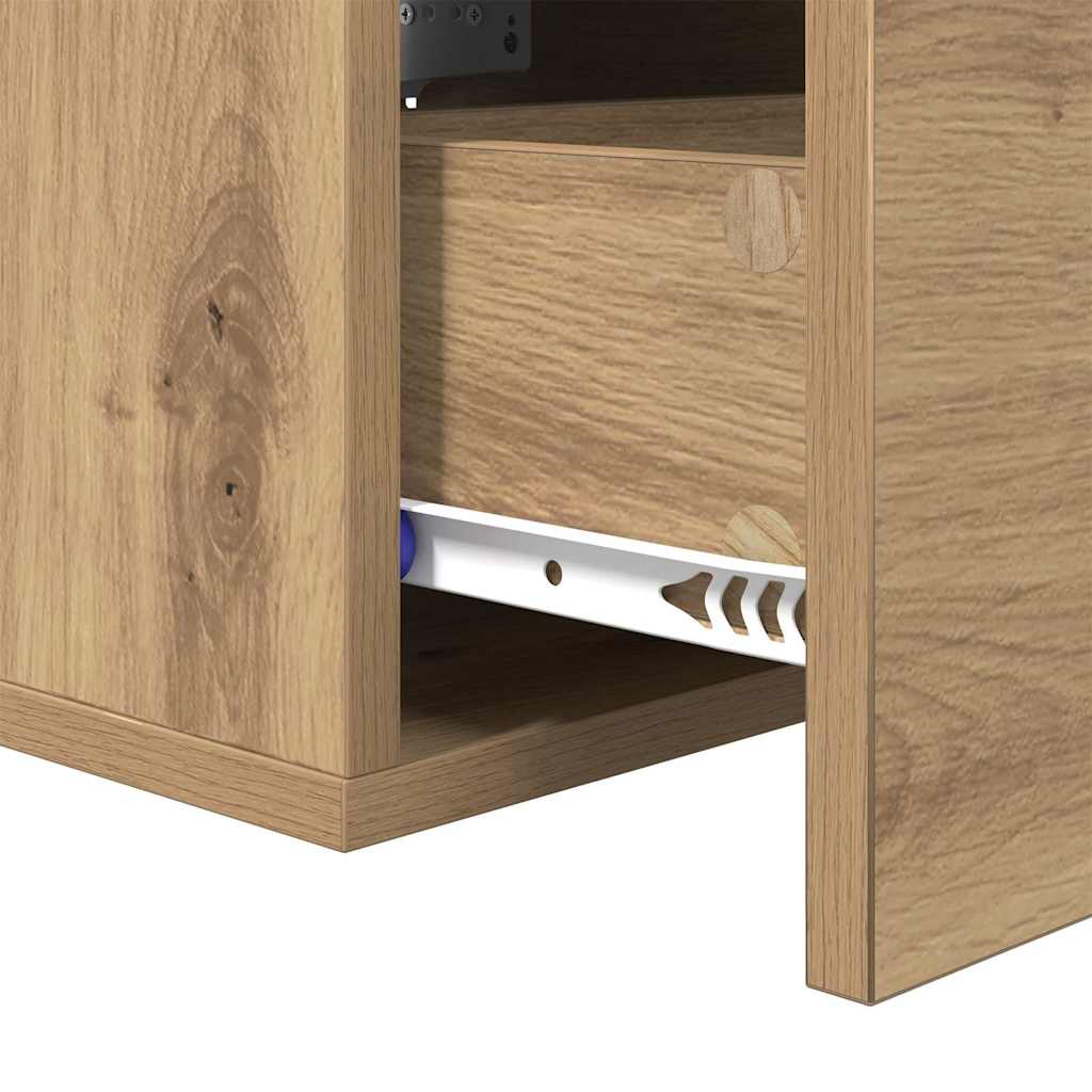 Bedside cabinet artisan oak 35 x 35 x 20 cm
