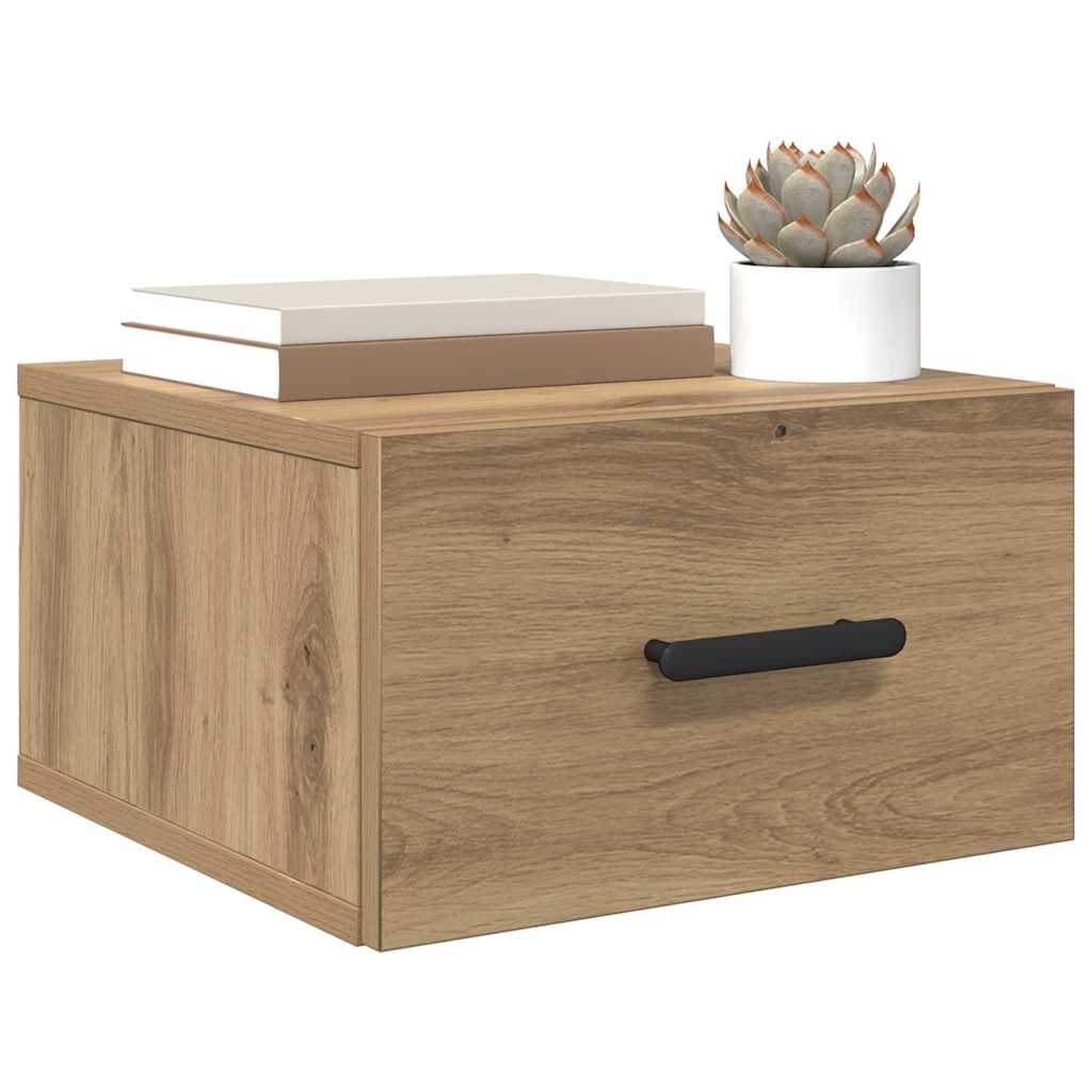 Bedside cabinet artisan oak 35 x 35 x 20 cm
