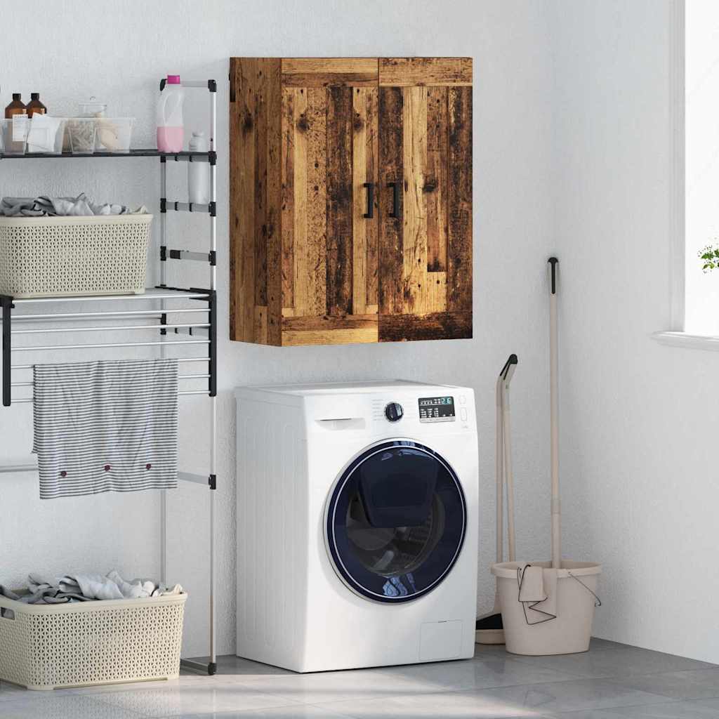 Wall cabinet Antique wood 69.5 x 34 x 90 cm