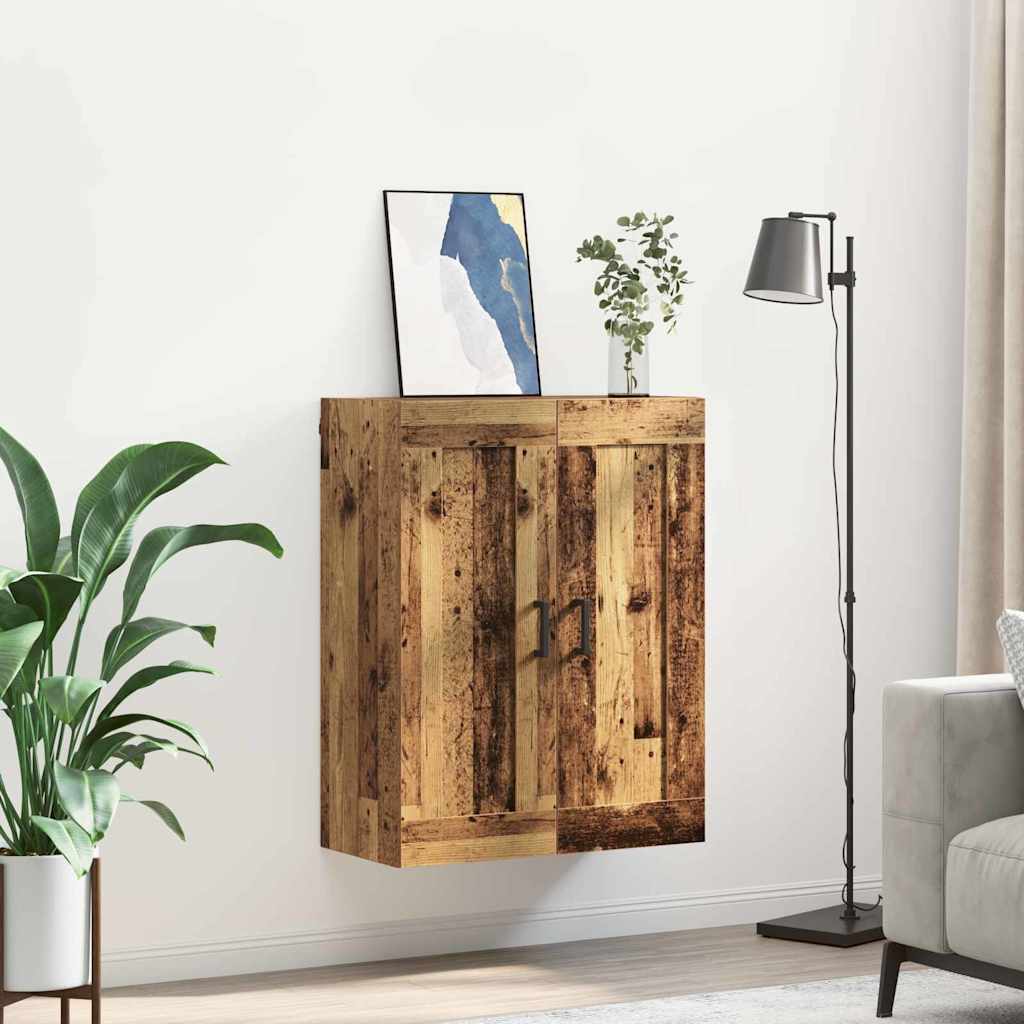 Wall cabinet Antique wood 69.5 x 34 x 90 cm