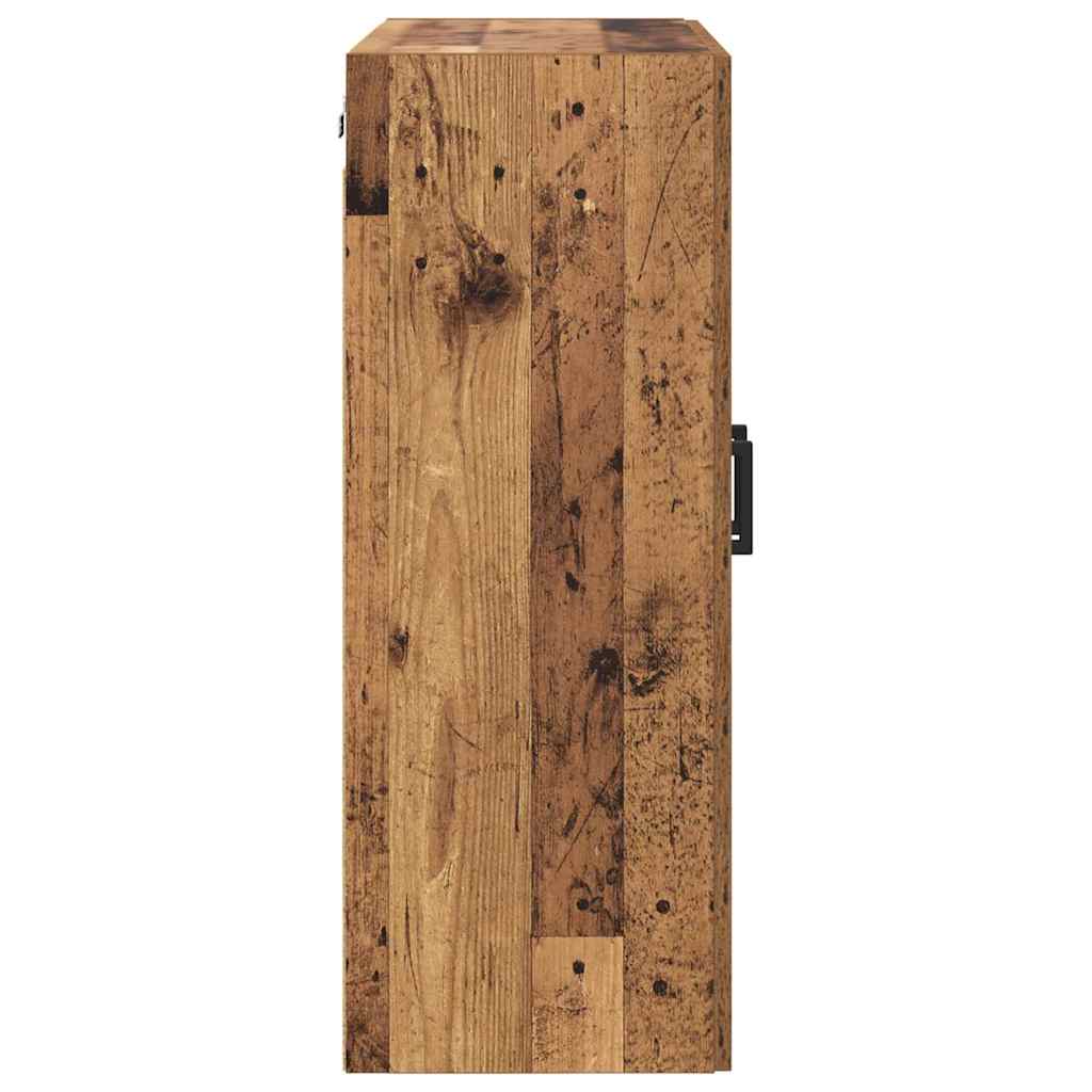 Wall cabinet Antique wood 69.5 x 34 x 90 cm