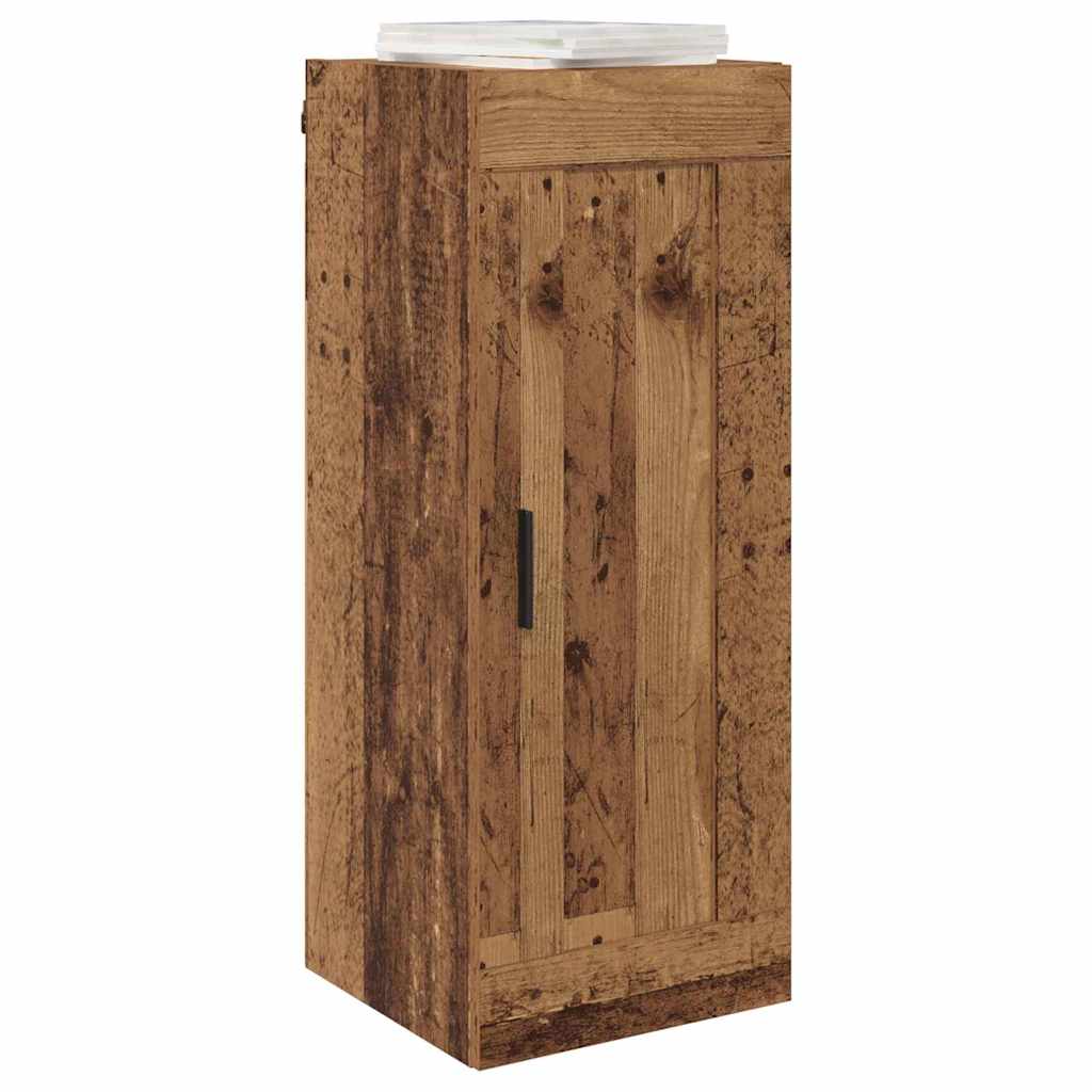 Wall Cabinet Antique Wood 34.5 x 34 x 90 cm