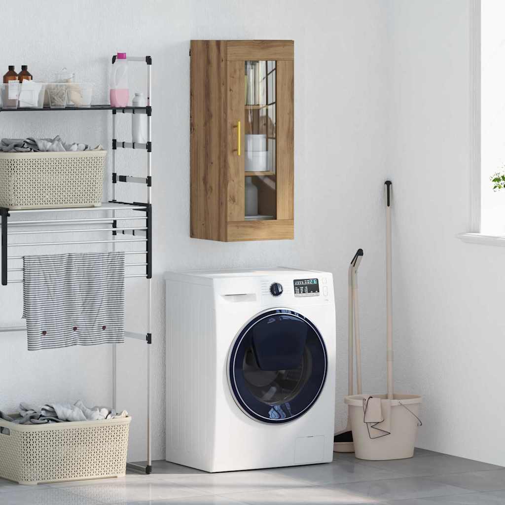 Wall cabinet Artisan oak 34.5 x 34 x 90 cm