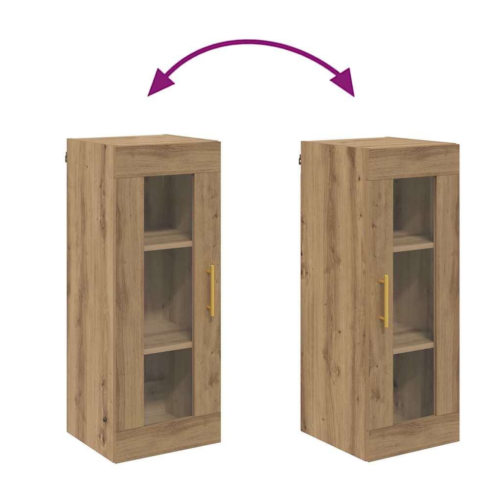 Wall cabinet Artisan oak 34.5 x 34 x 90 cm