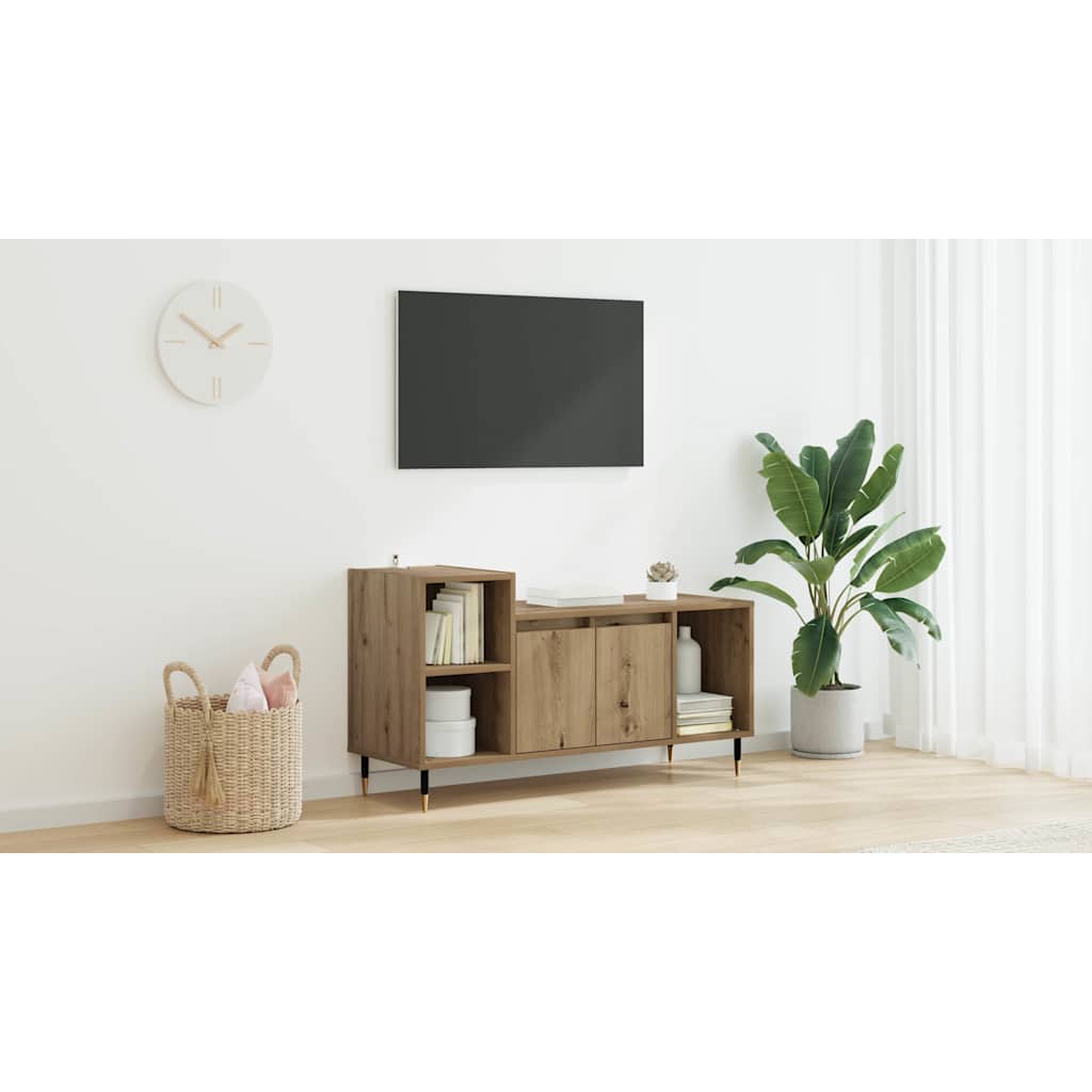 Televizoriaus spintelė Amatininkų ąžuolas 100 x 35 x 55 cm