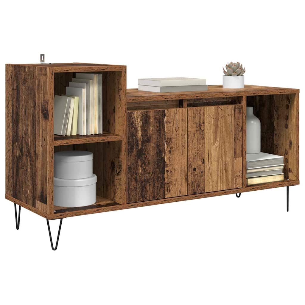 TV Cabinet Antique Wood 100 x 35 x 55 cm
