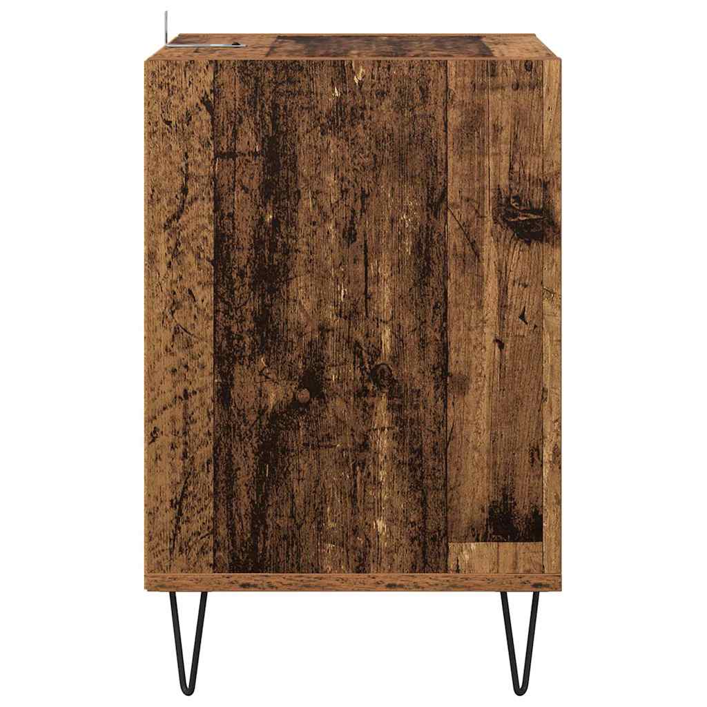 TV Cabinet Antique Wood 100 x 35 x 55 cm