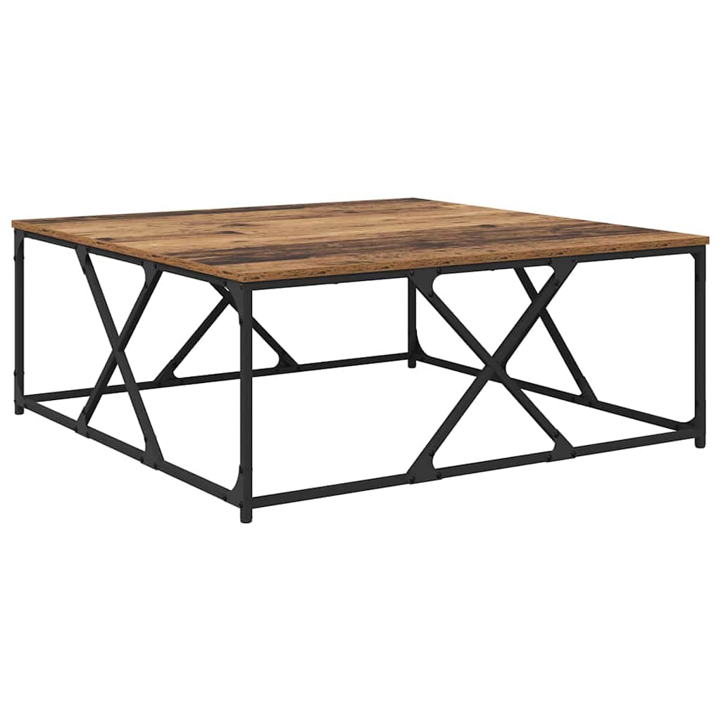 Kafijas galdiņš Vecs koks 100 x 100 x 40 cm Apstrādāta koksne