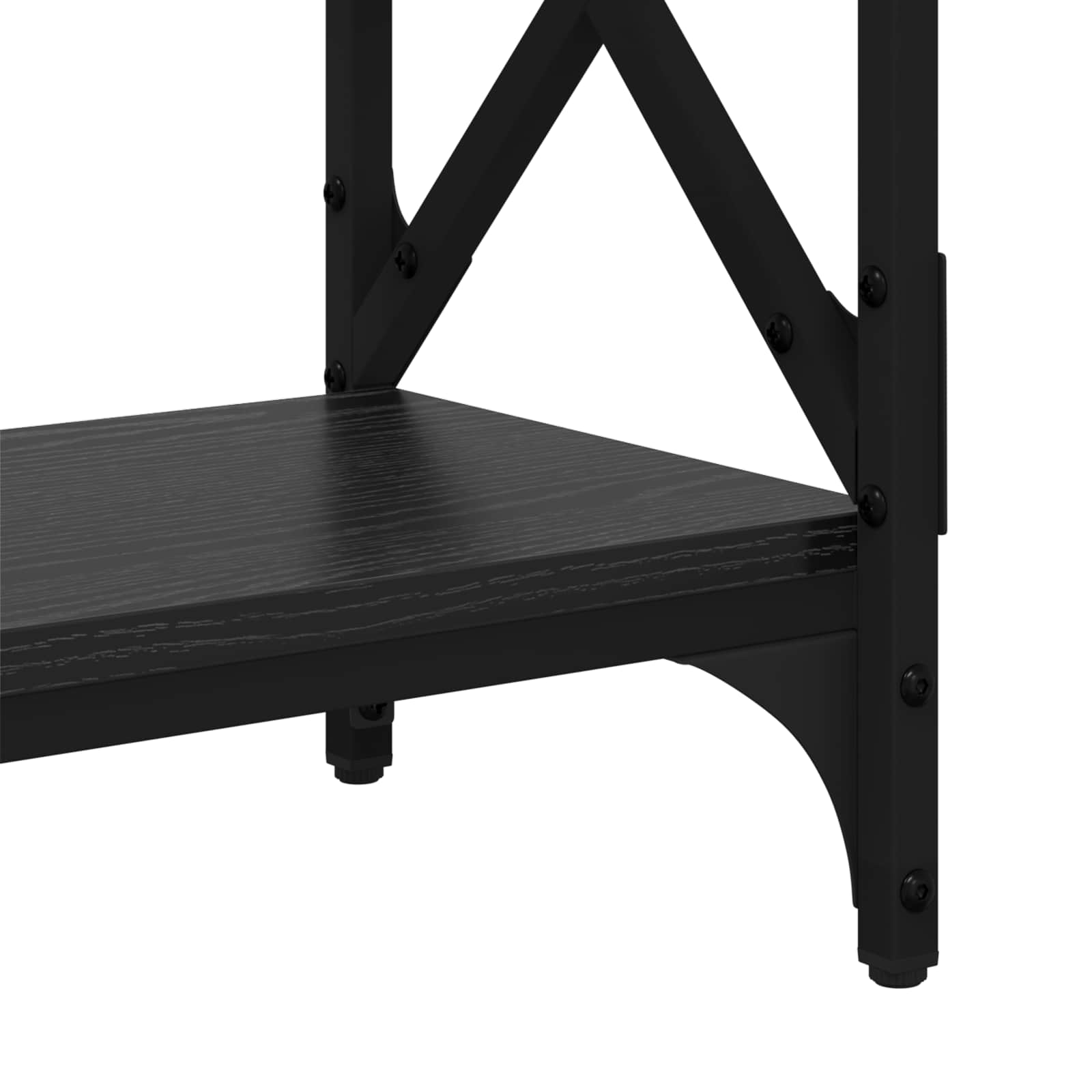 Konsoles galds Melns ozols 100 x 28 x 80,5 cm