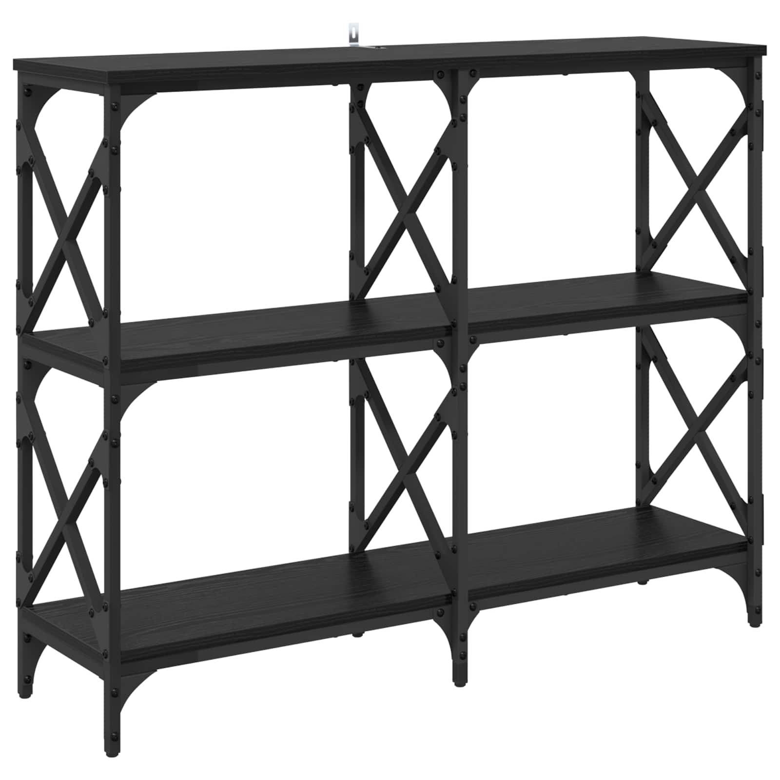 Konsolinis stalas Juodas ąžuolas 100 x 28 x 80,5 cm