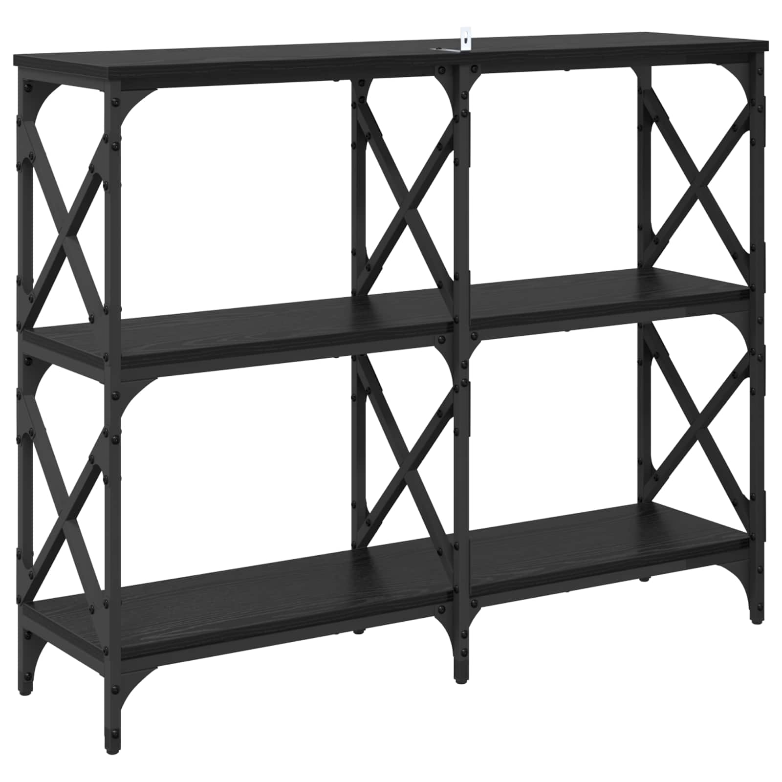 Konsolinis stalas Juodas ąžuolas 100 x 28 x 80,5 cm