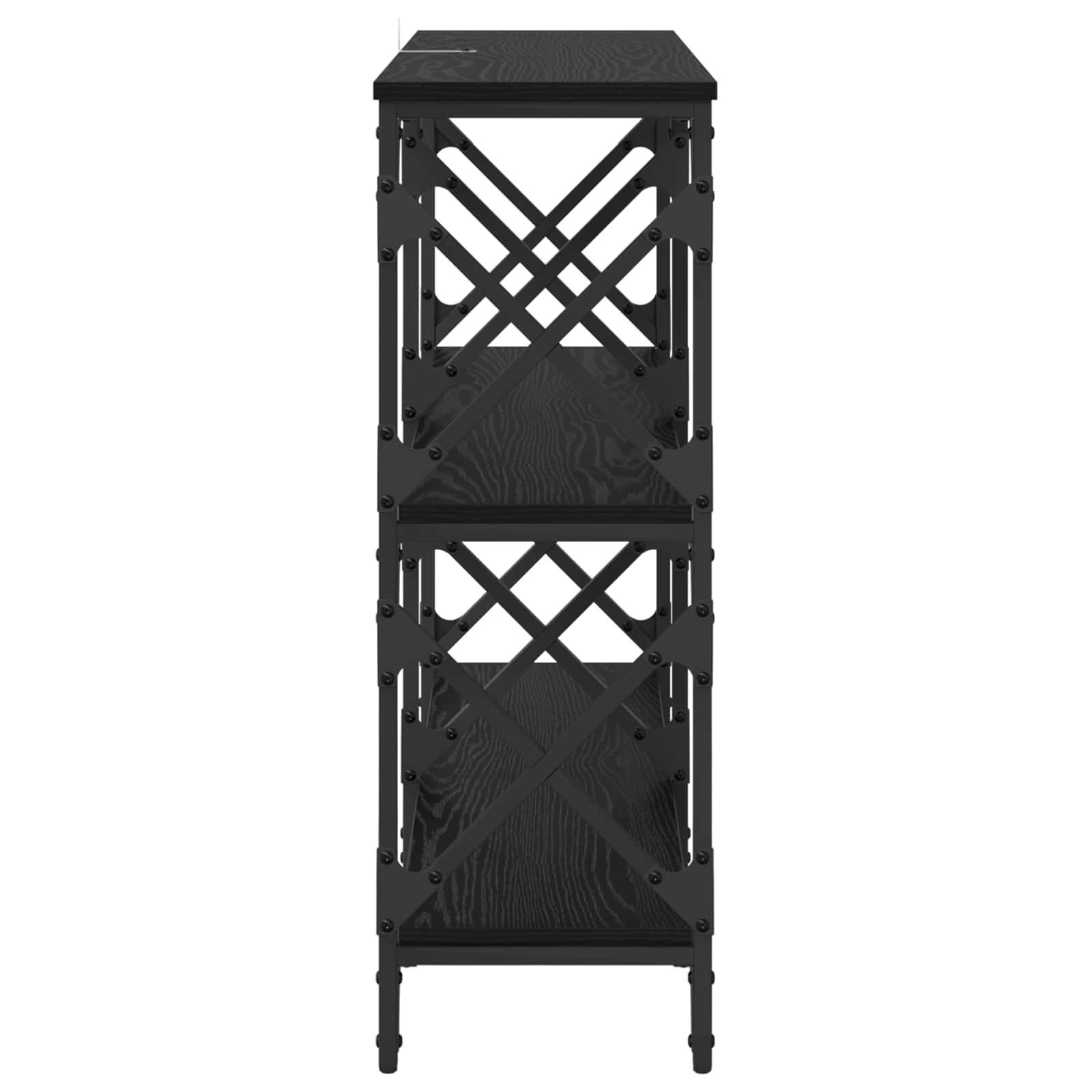 Konsoles galds Melns ozols 100 x 28 x 80,5 cm