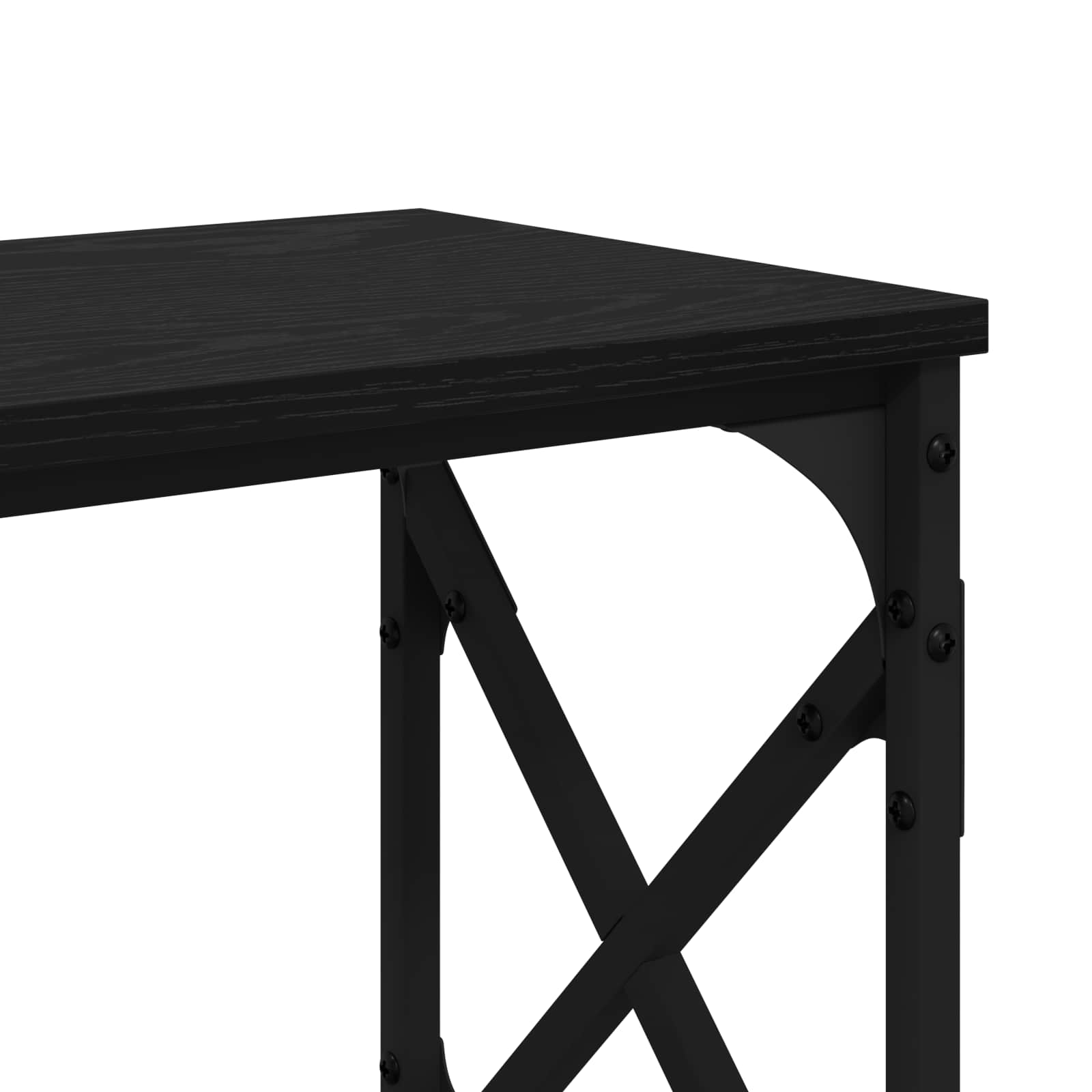 Konsoles galds Melnais ozols 156 x 28 x 80,5 cm